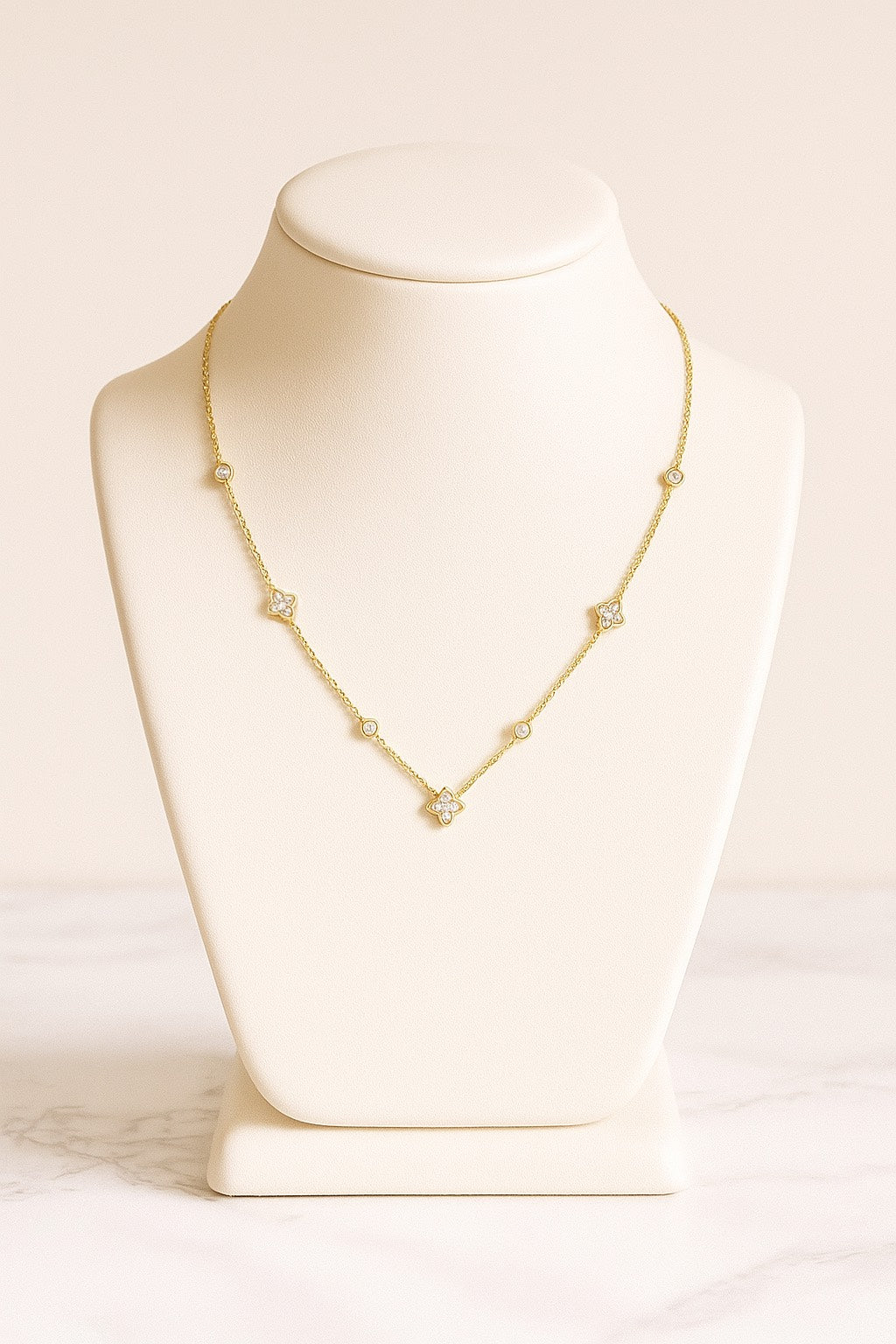 Starlit Elegant Diamond Necklace