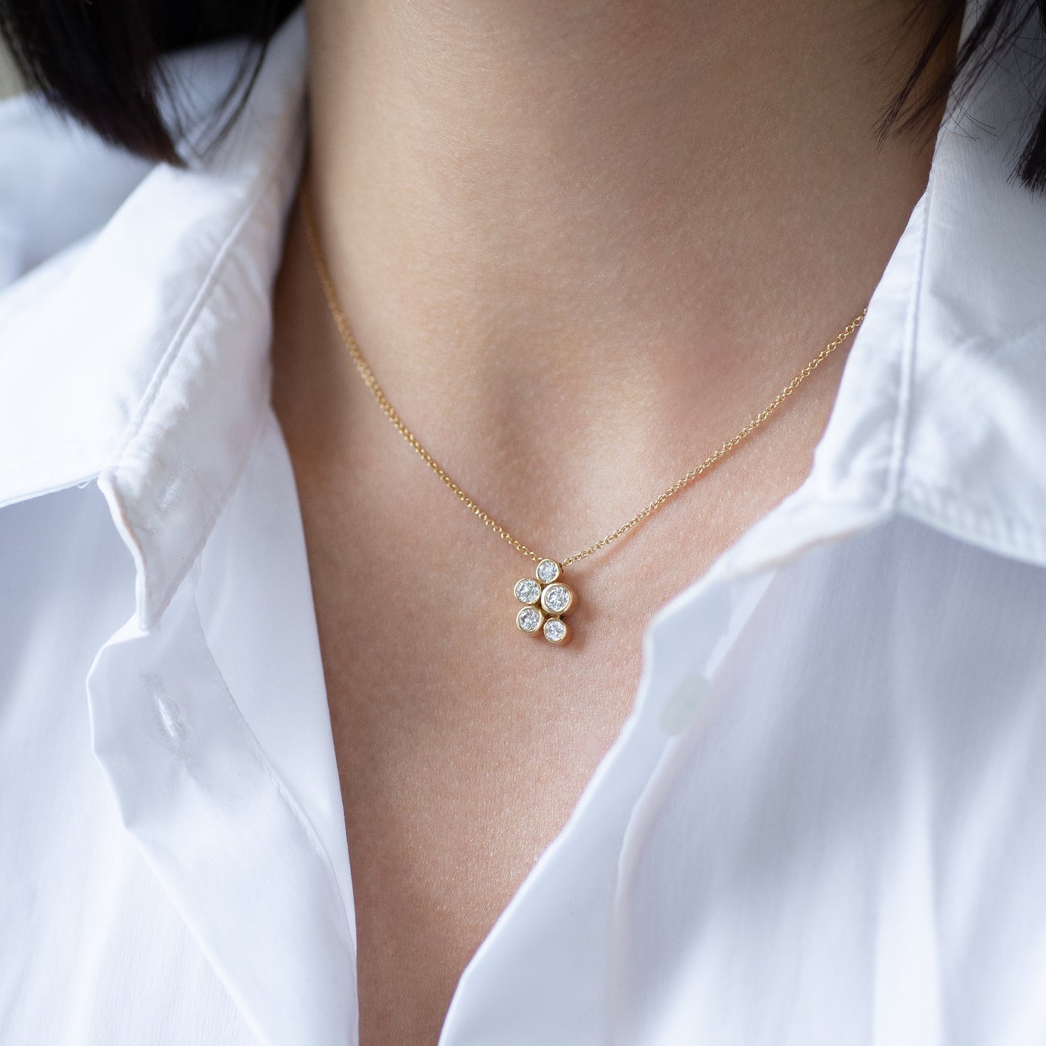 Diamond Bubble Pendant