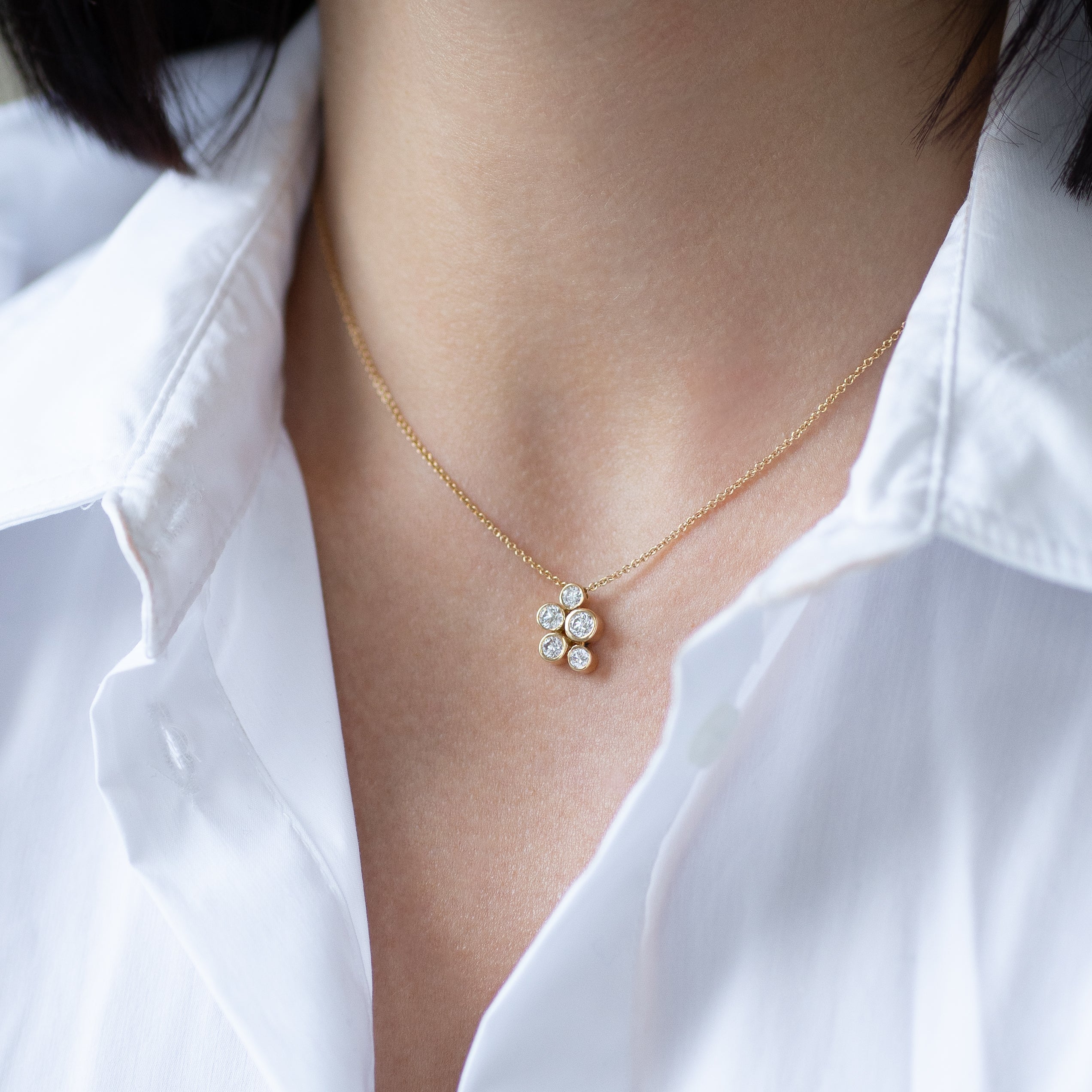 Diamond Bubble Pendant