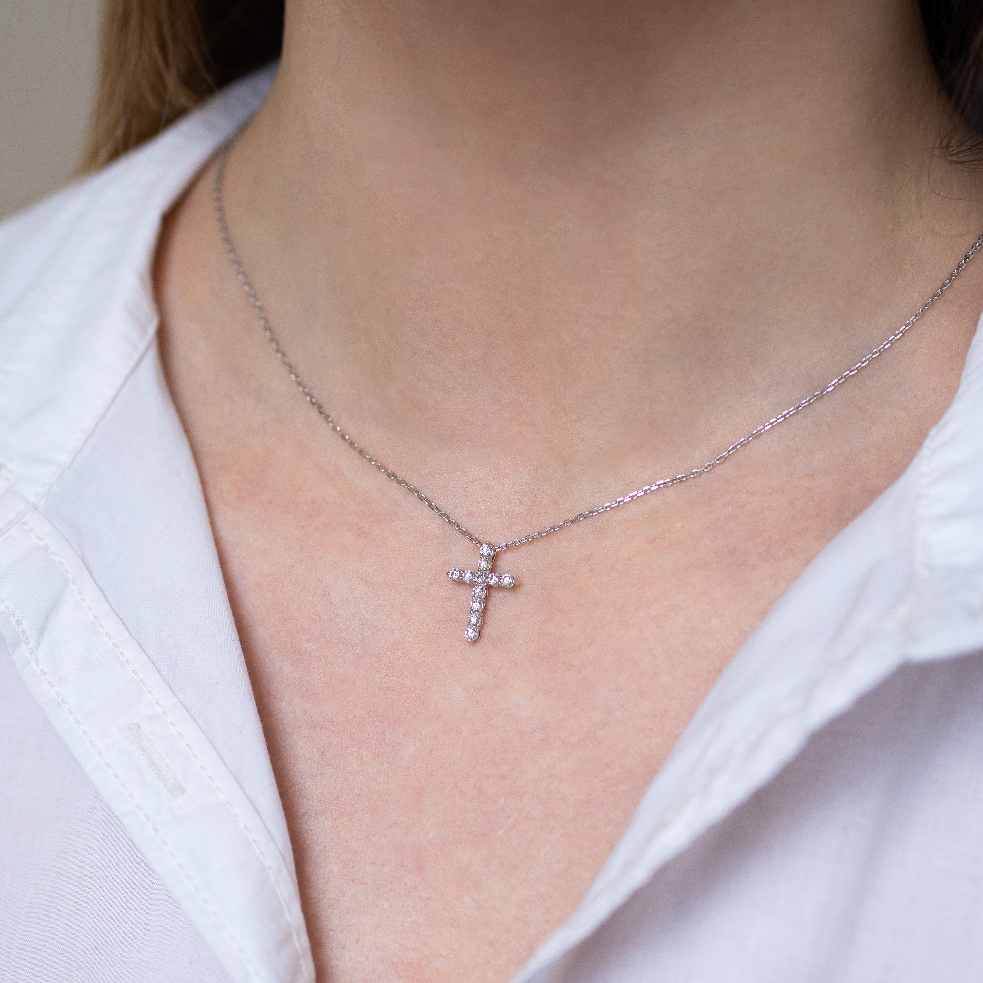 Diamond Cross Pendant