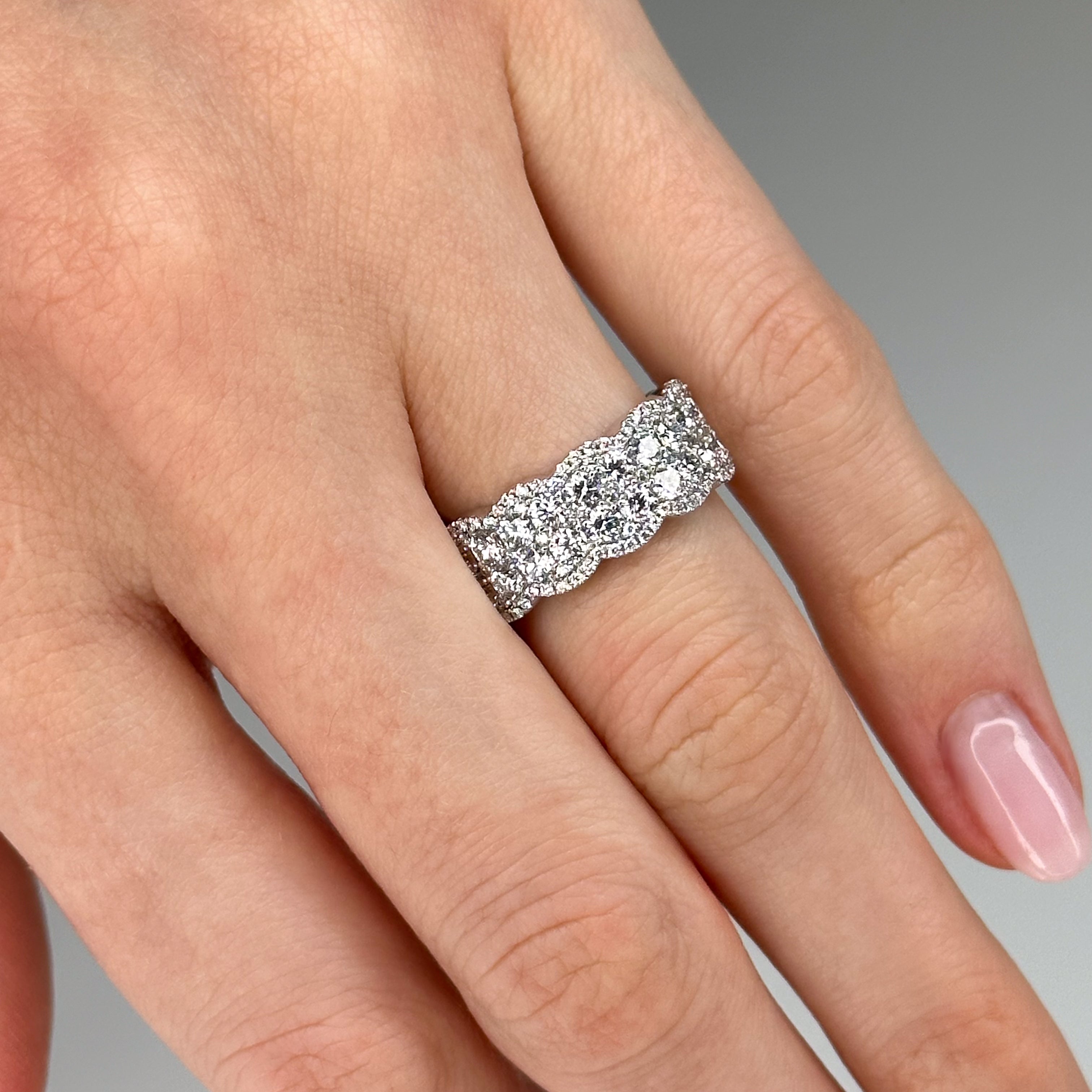 1.65ct Diamond Dress Ring in White Gold