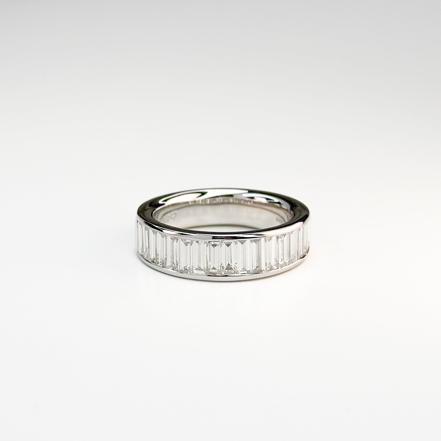 Half Turn 1.75ct Baguette Cut Diamond Eternity Ring