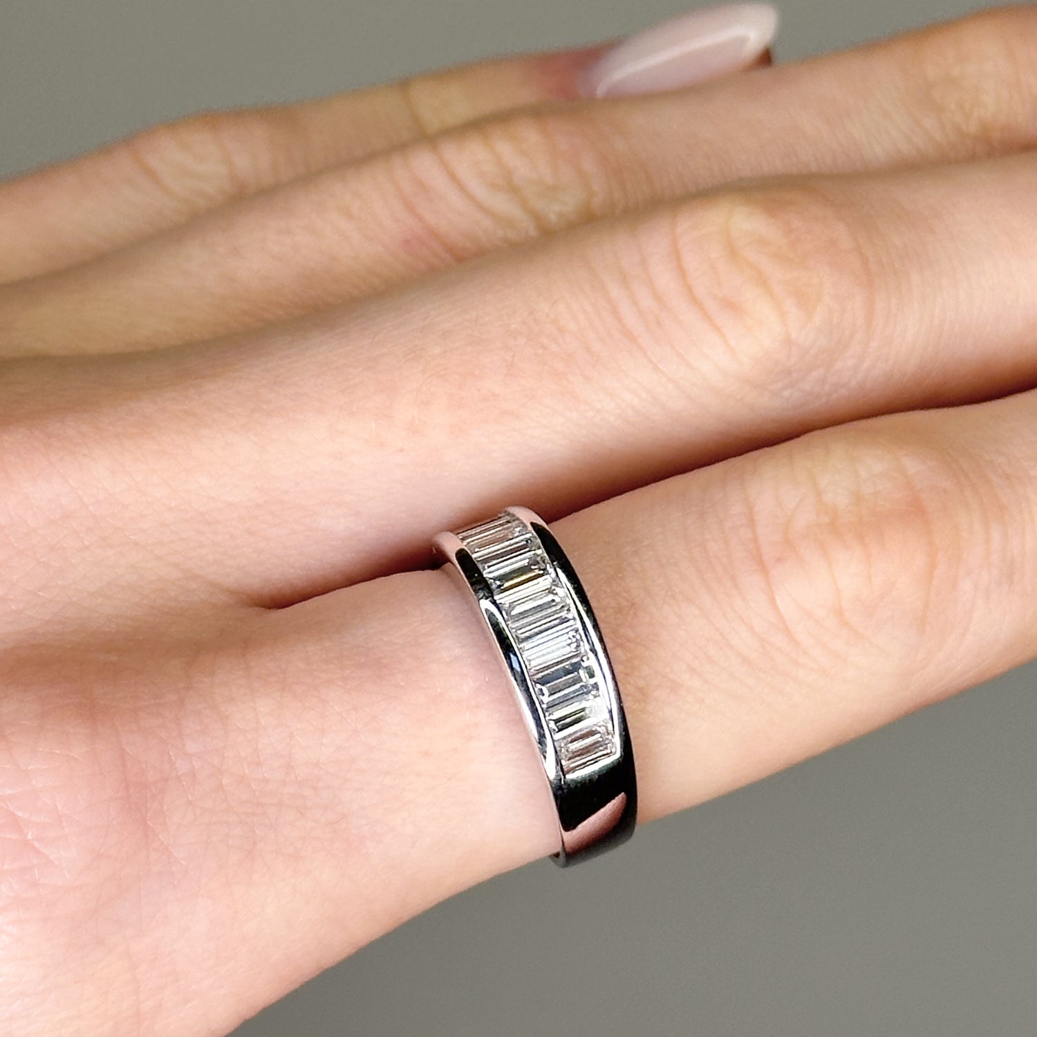 1.50ct Baguette Cut Diamond Eternity Ring