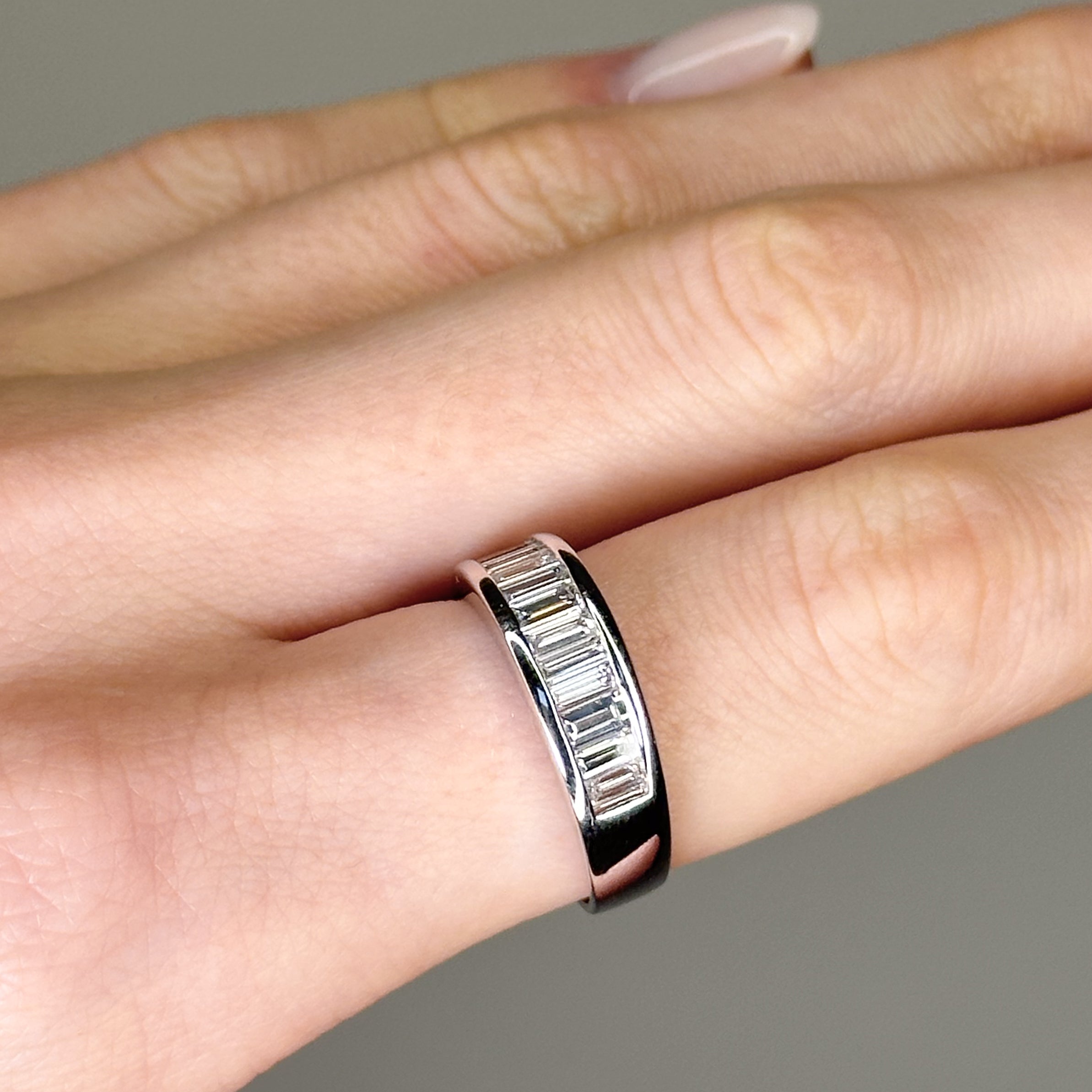 1.50ct Baguette Cut Diamond Eternity Ring