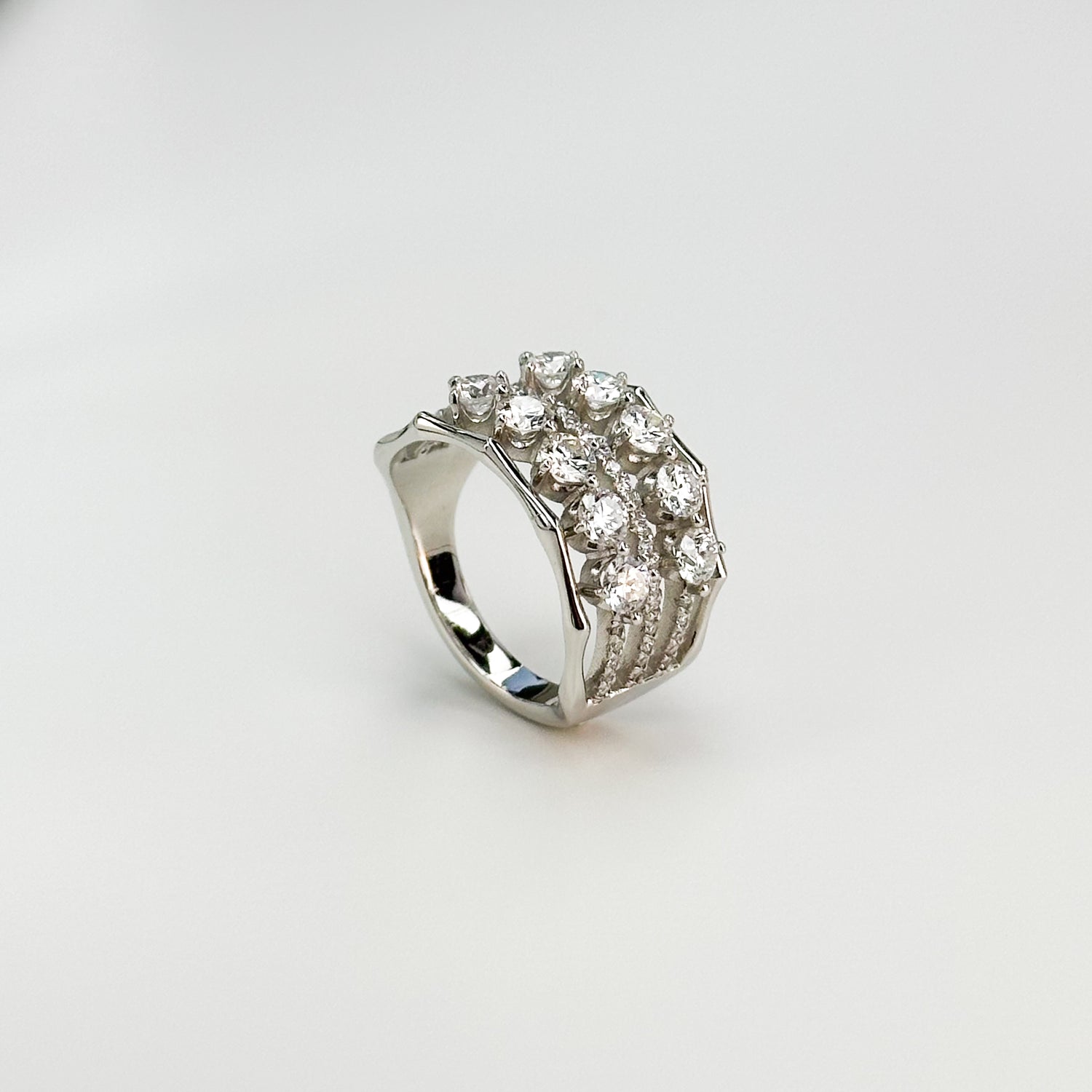 1.55ct Round Cut Diamond Ring