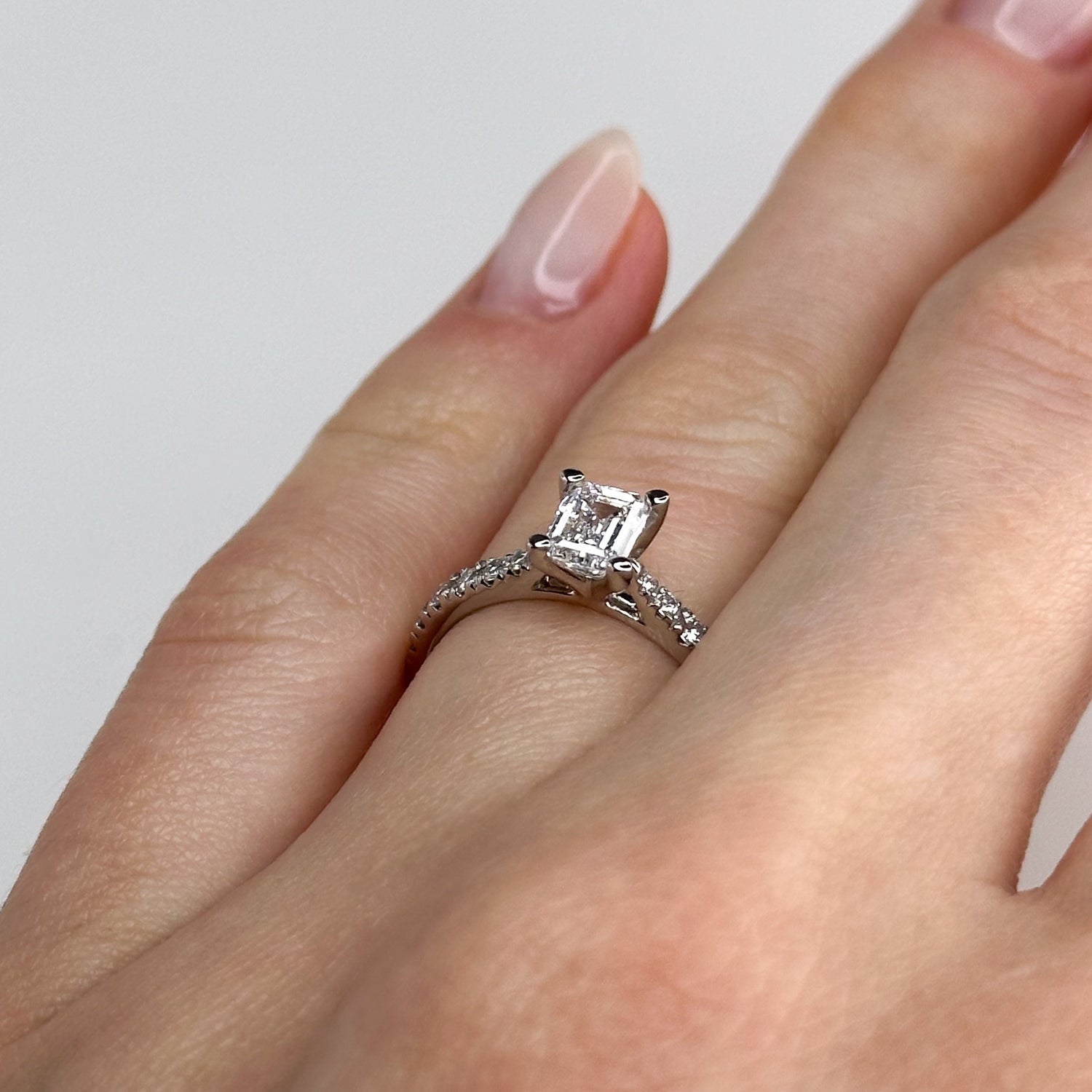 0.70ct GIA Diamond Ring in Platinum