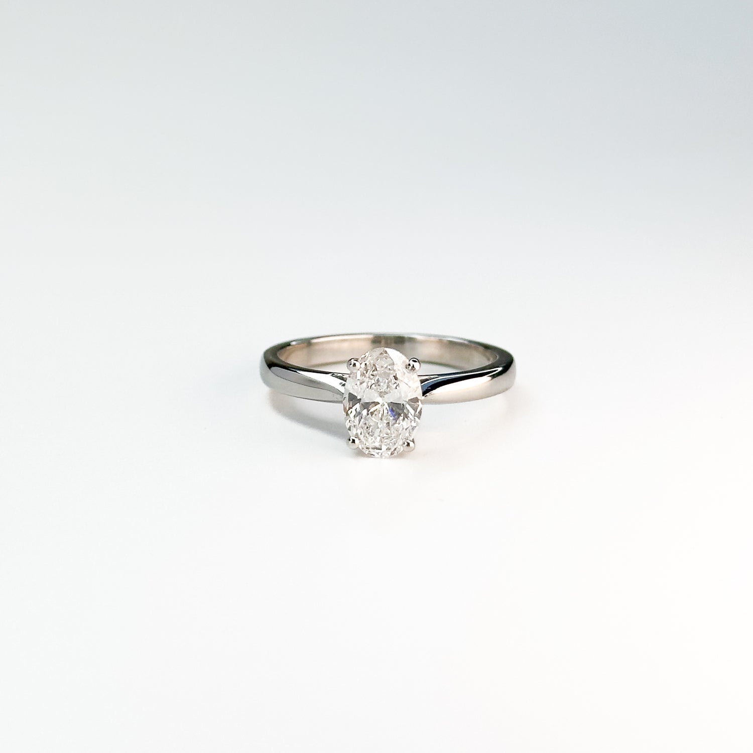1.01ct GIA Oval Diamond Ring