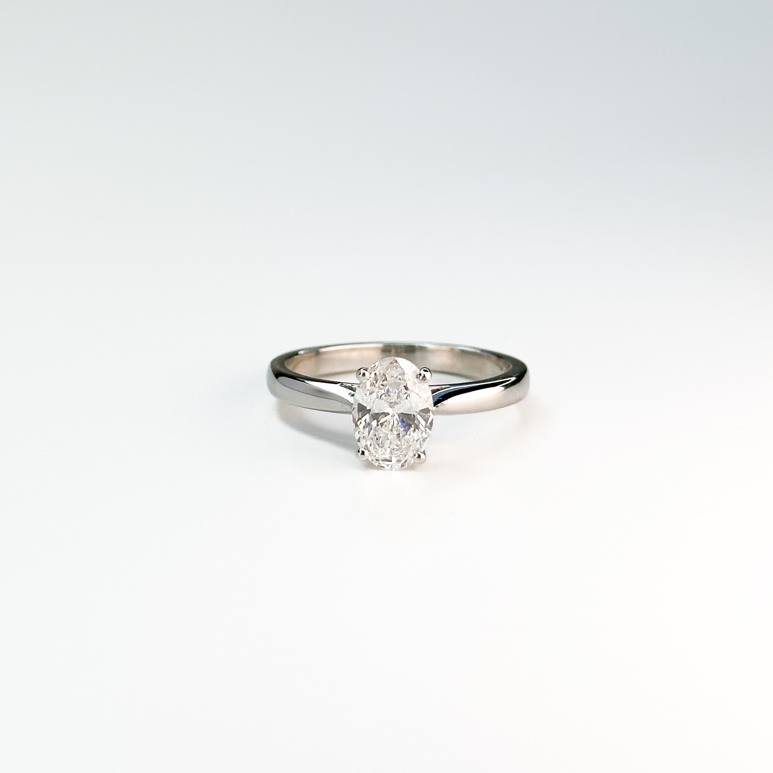 1.01ct GIA Oval Diamond Ring