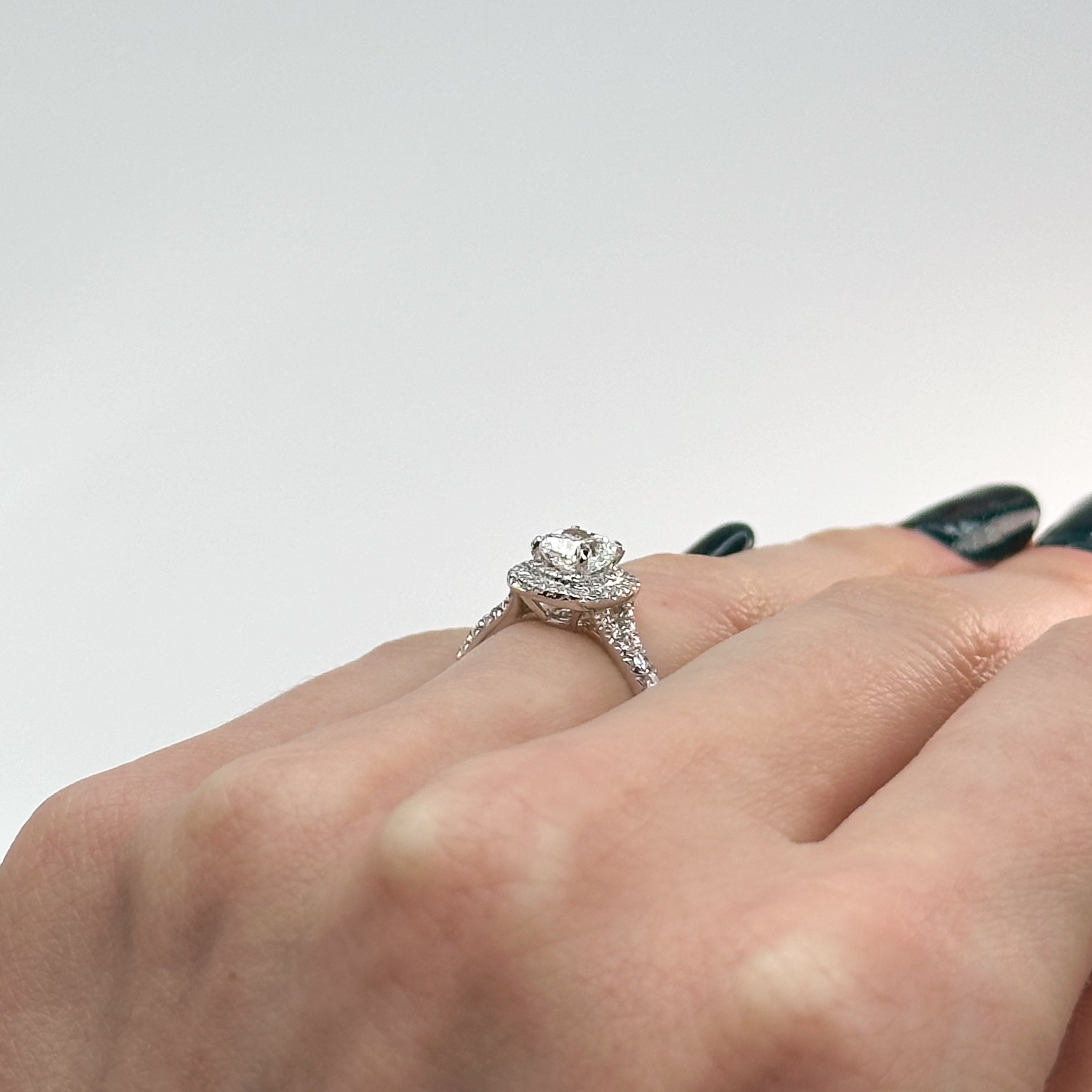 0.71ct GIA Cushion Cut Diamond Ring