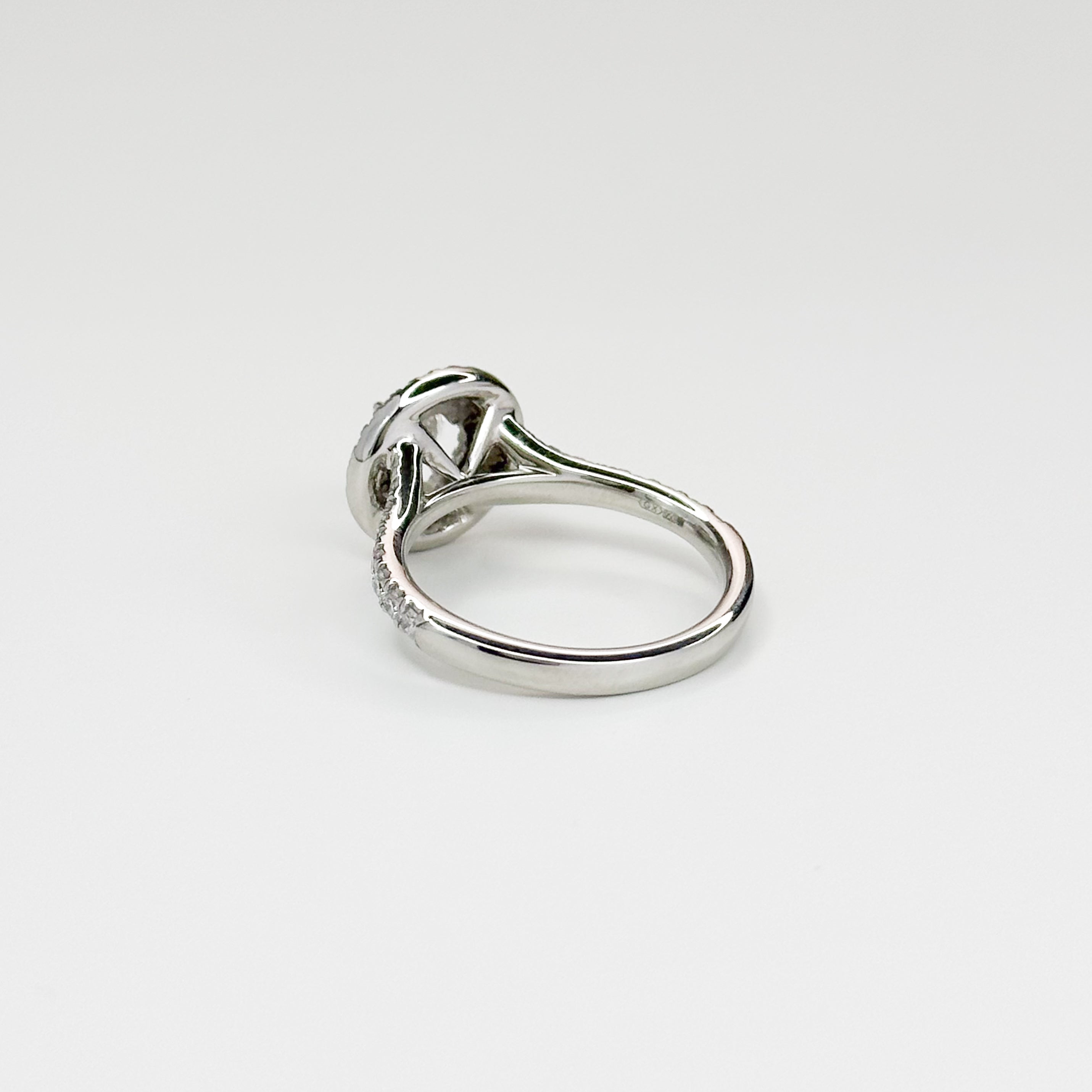 0.51ct GIA Diamond Ring with Double Diamond Halo