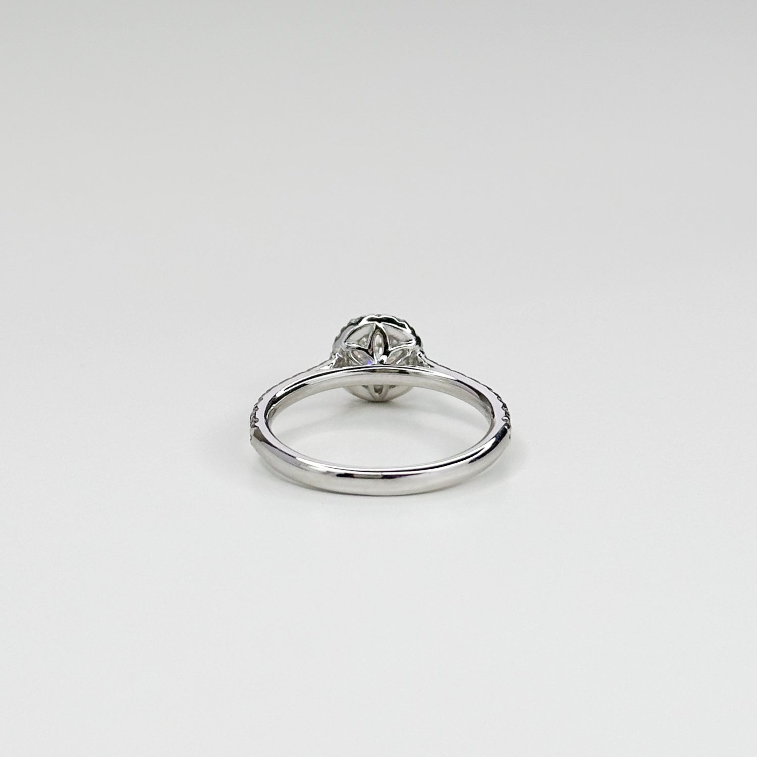 0.50ct GIA Diamond Ring with Diamond Halo
