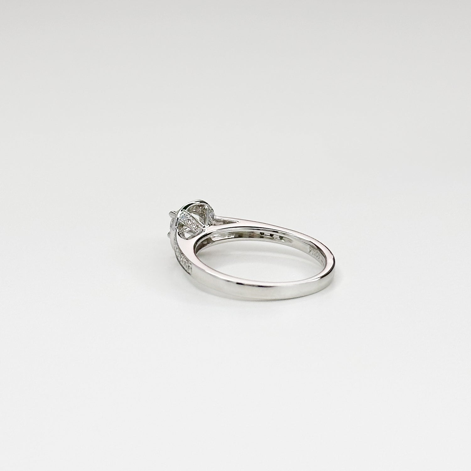 0.31ct GIA Diamond Ring with Diamond Halo