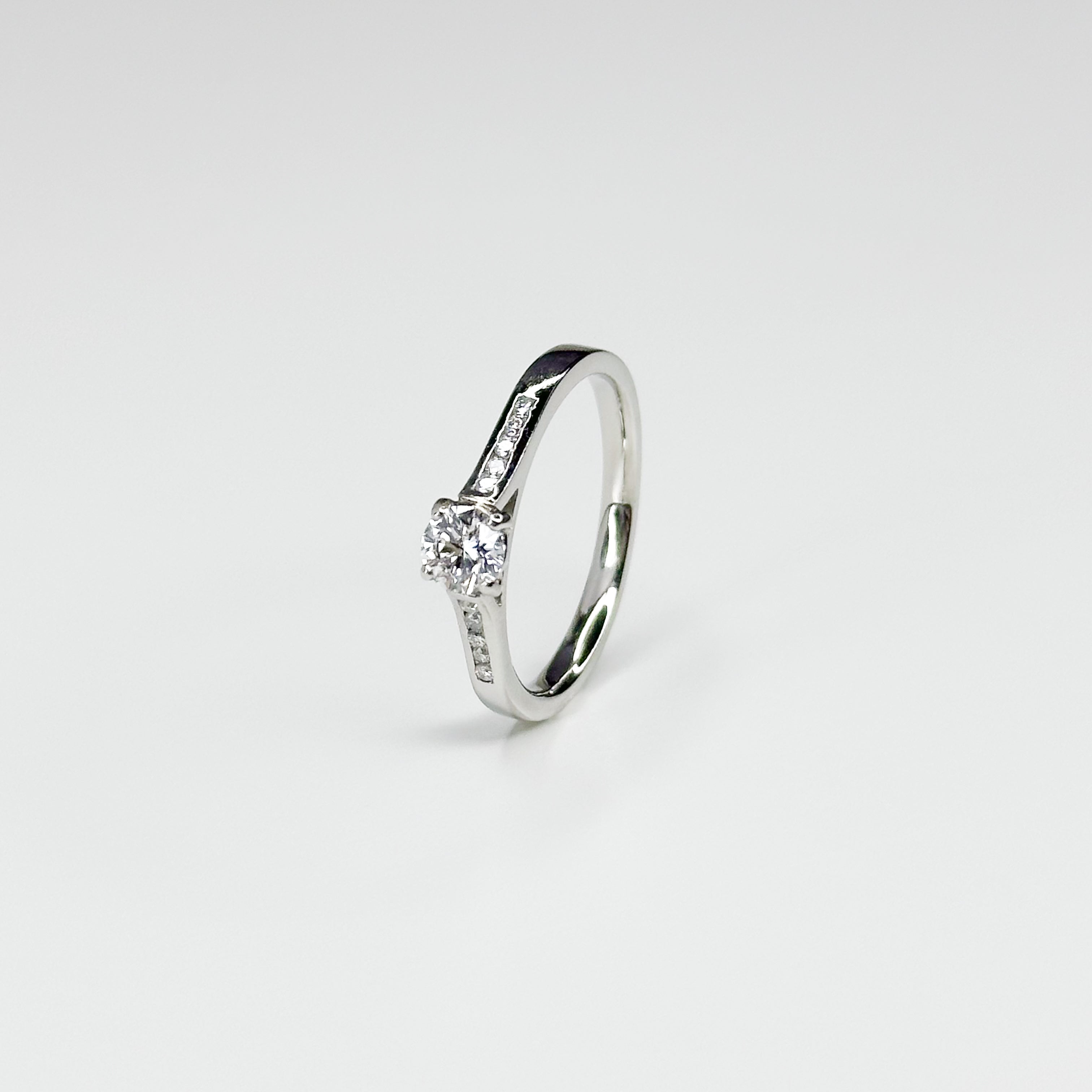 0.38ct GIA Diamond Engagement Ring in Platinum
