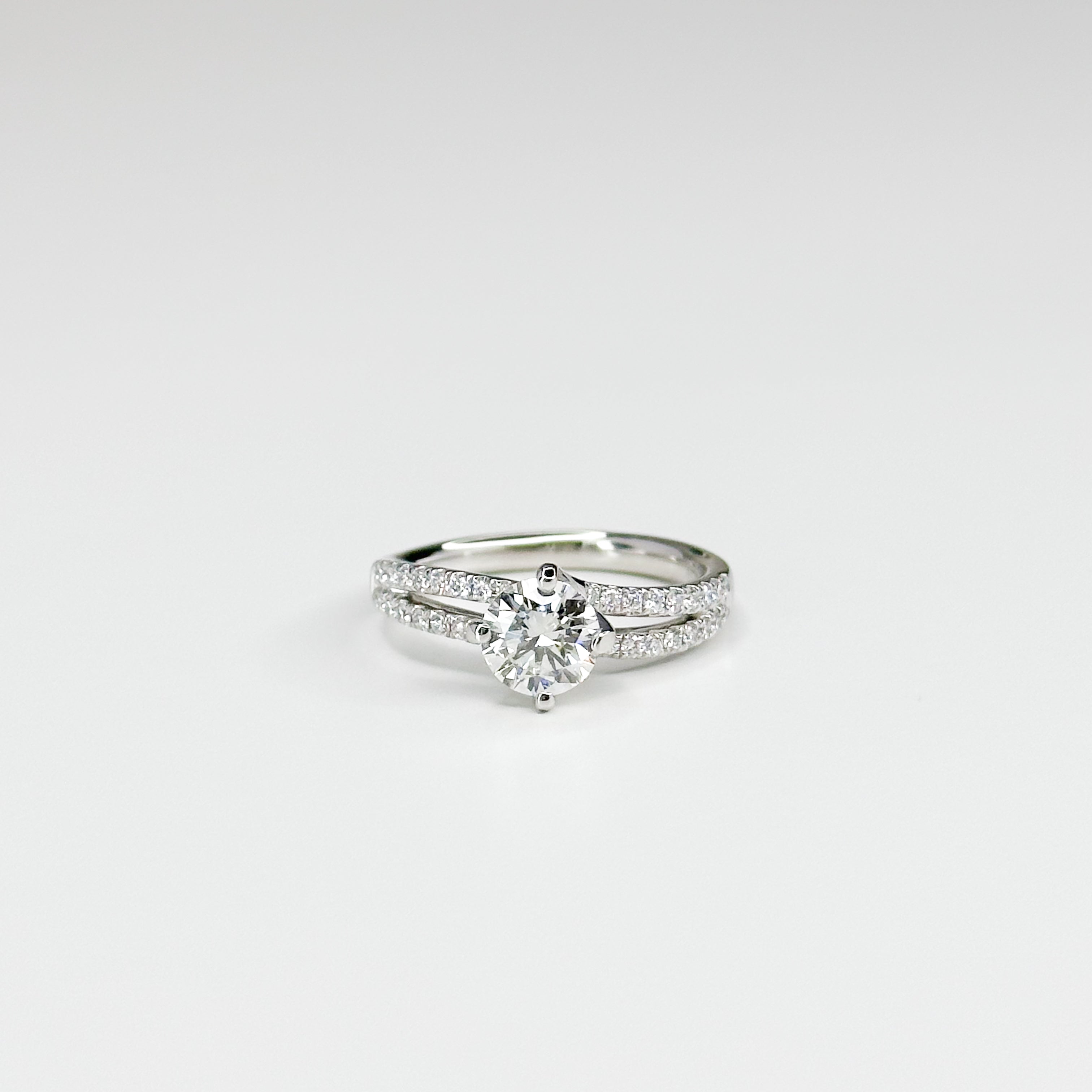 1.00ct HRD Diamond Engagement Ring in Platinum