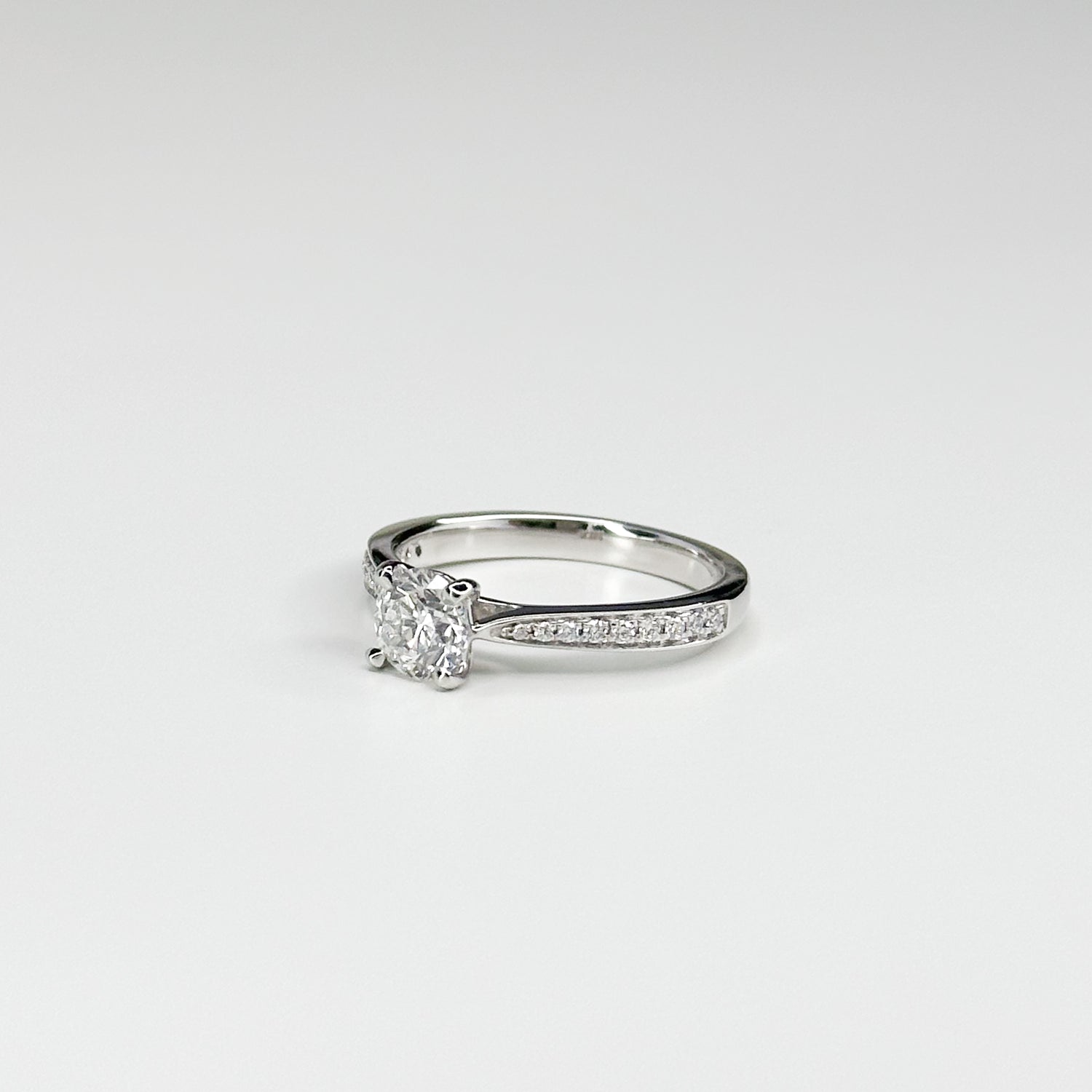 0.70ct GIA Diamond Engagement Ring in Platinum