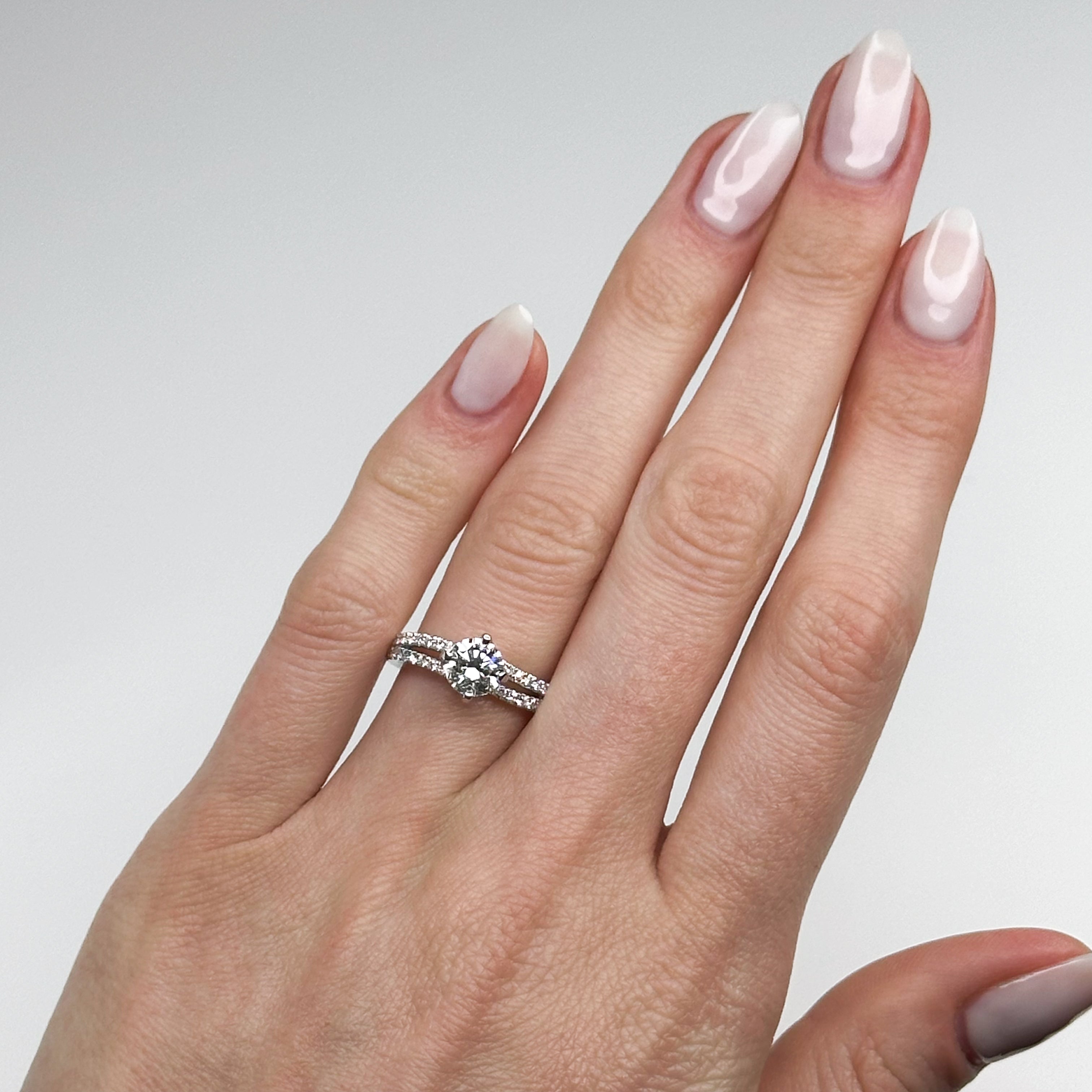 1.00ct HRD Diamond Engagement Ring in Platinum