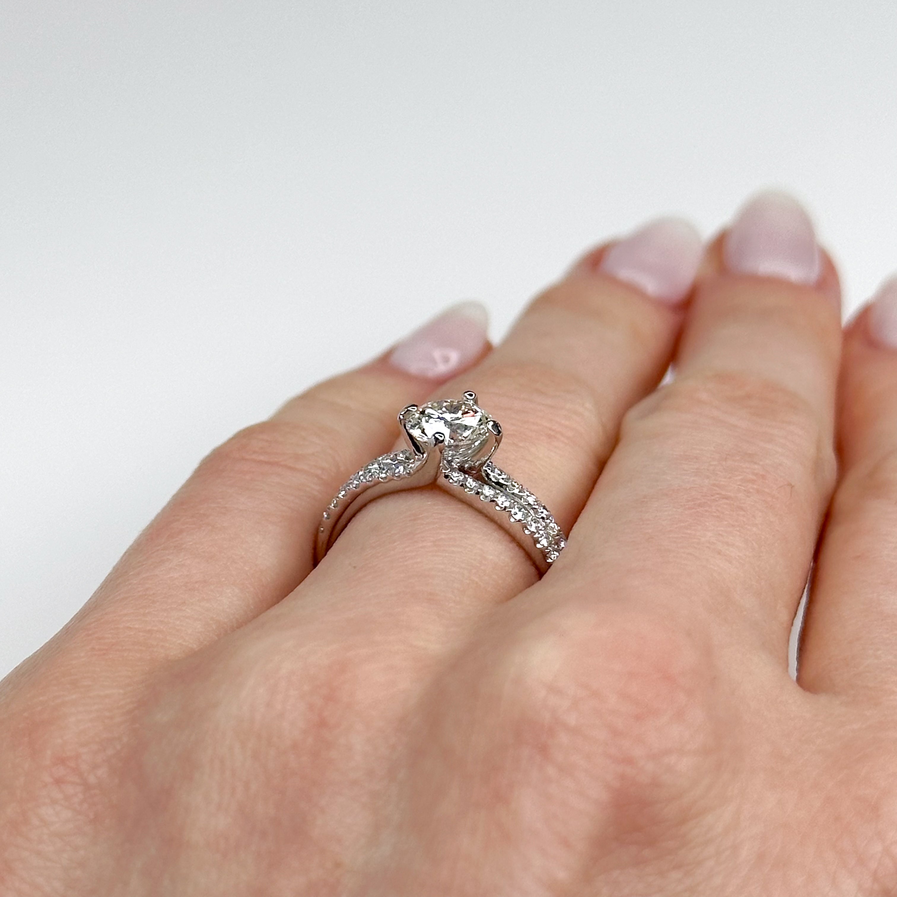 1.00ct HRD Diamond Engagement Ring in Platinum