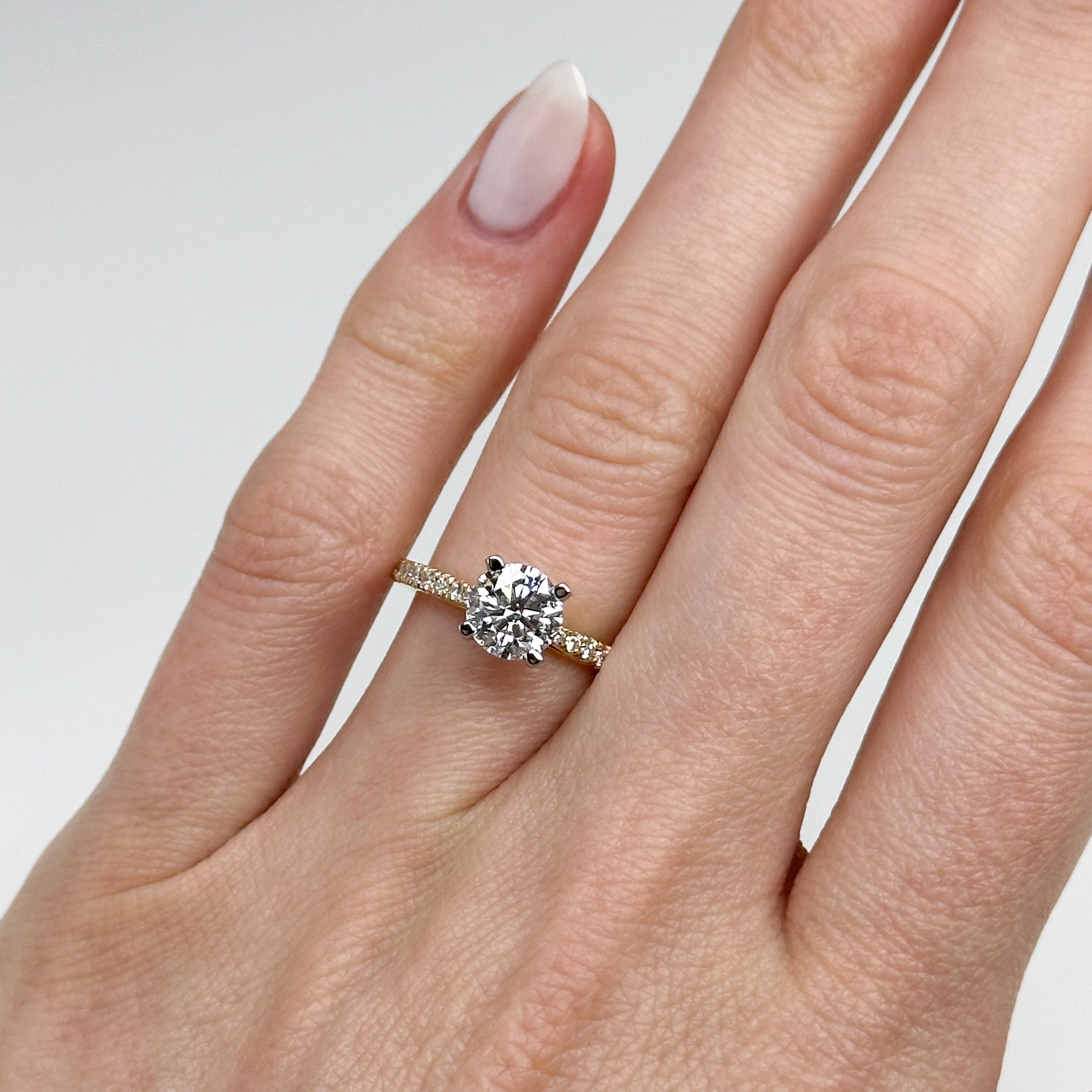 1.20ct GIA Diamond Engagement Ring in Yellow Gold