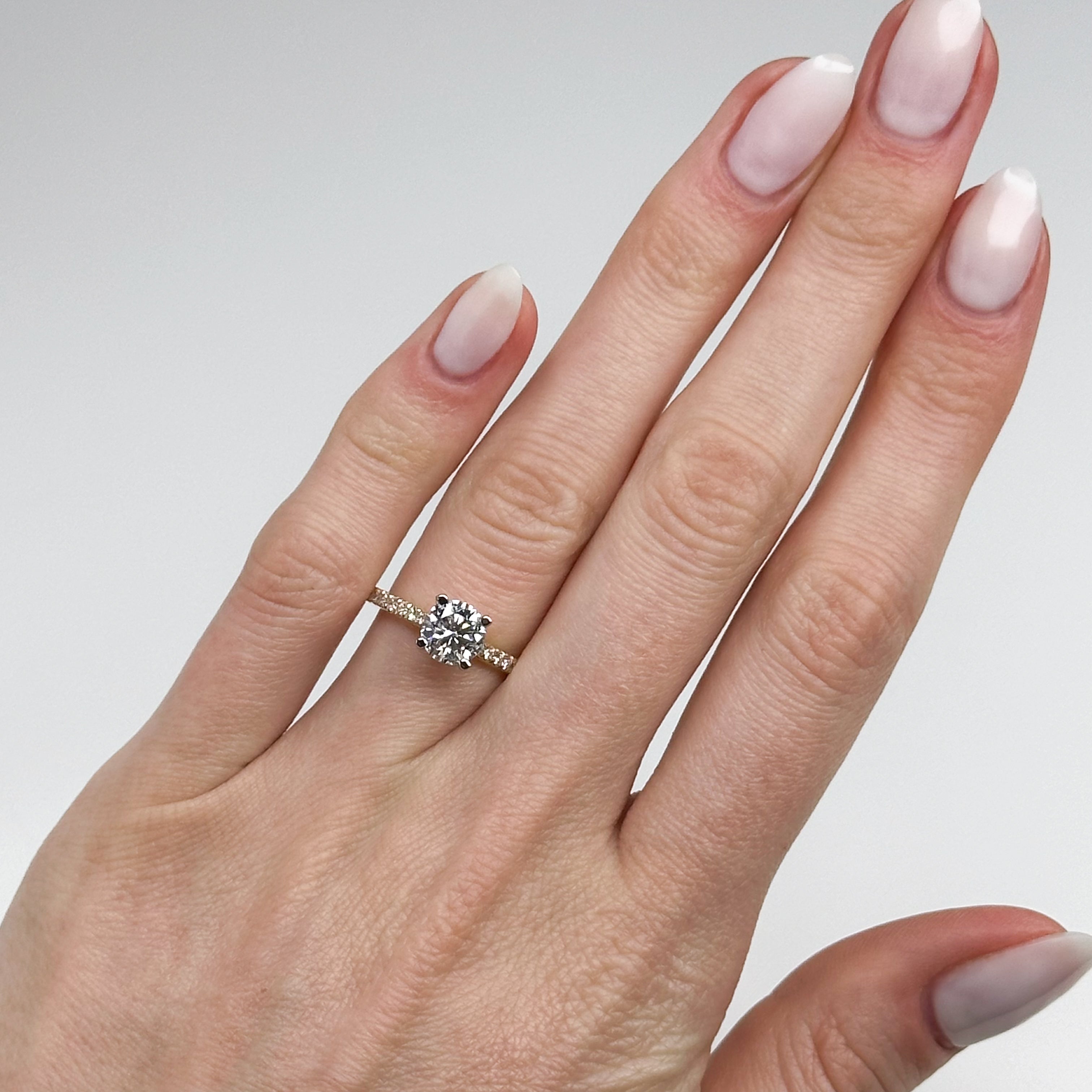 1.20ct GIA Diamond Engagement Ring in Yellow Gold