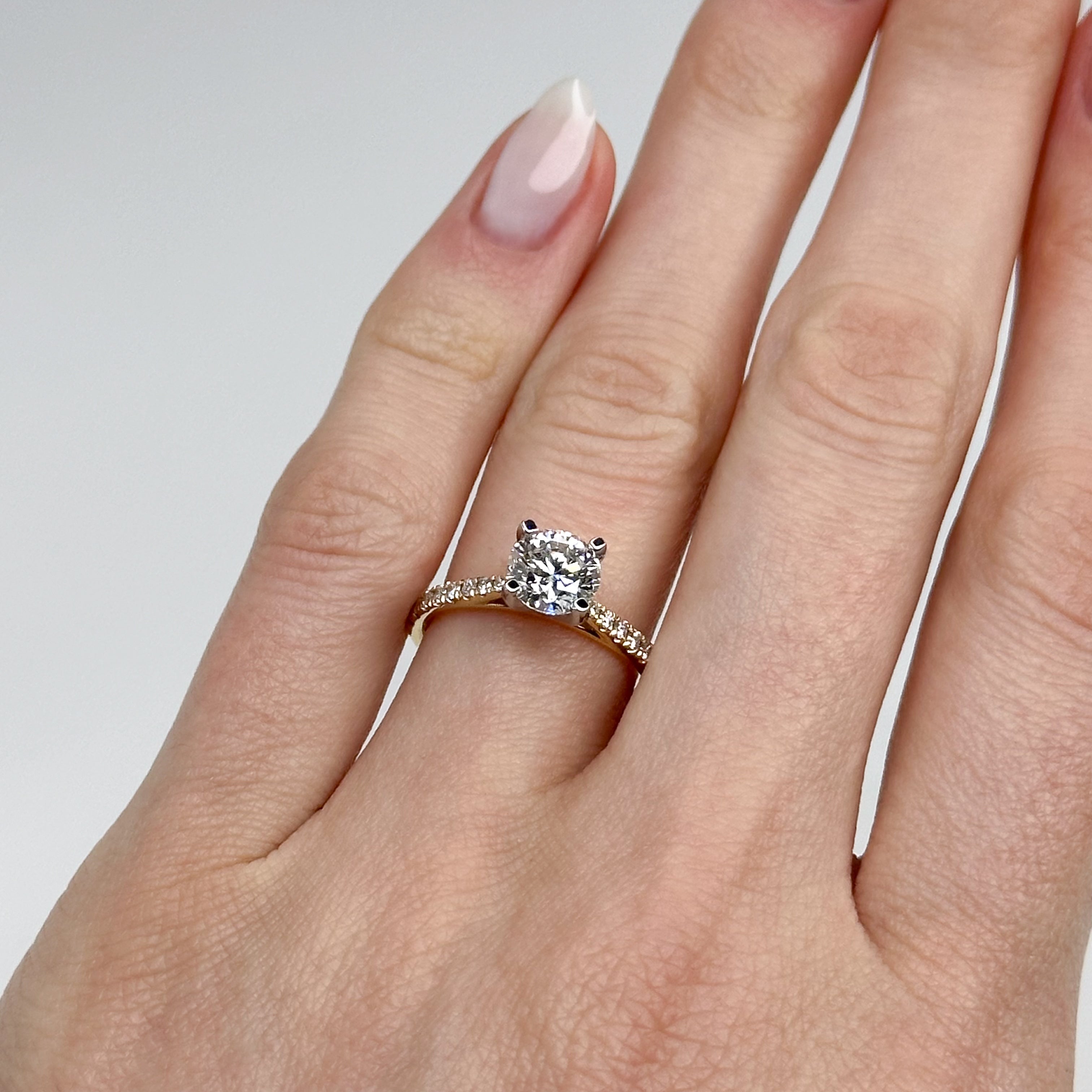 1.20ct GIA Diamond Engagement Ring in Yellow Gold