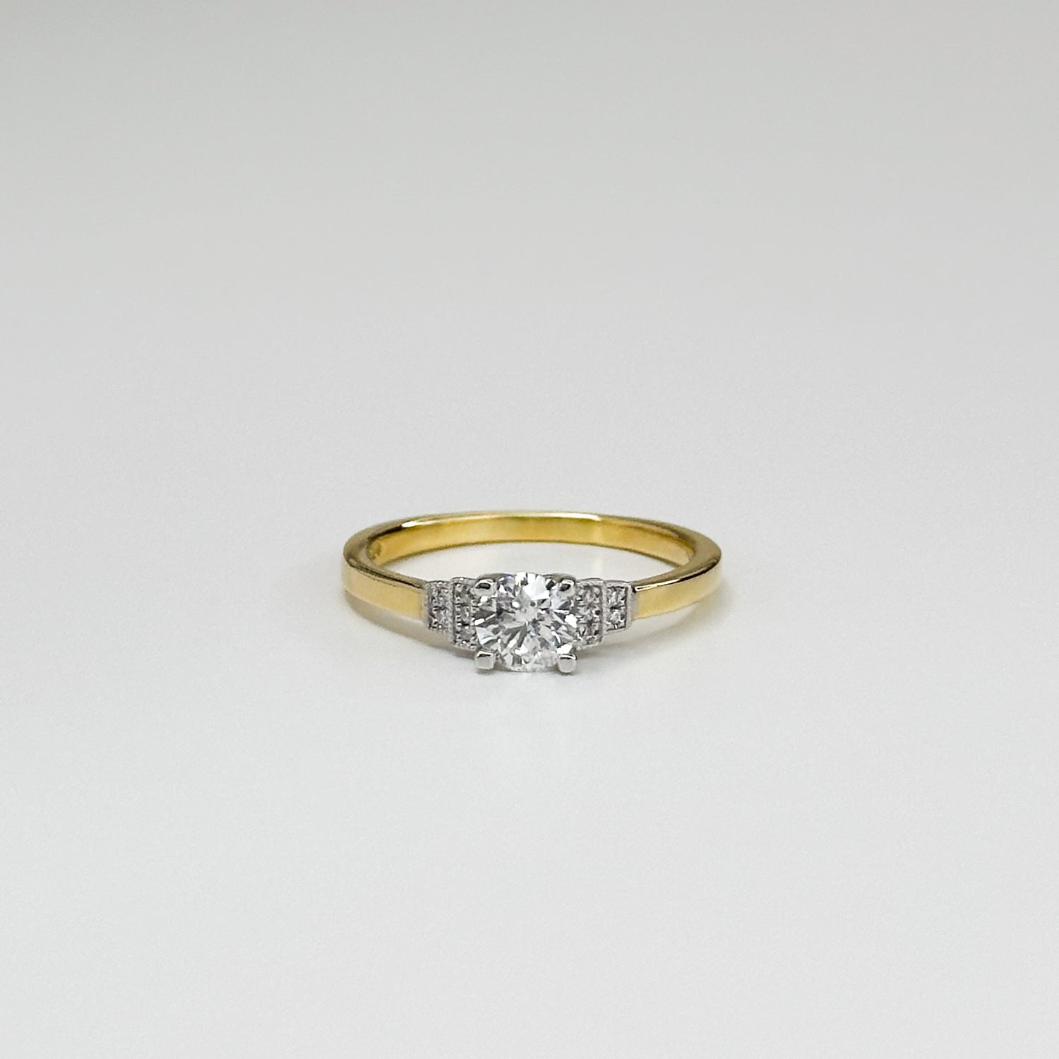 0.51ct Diamond Engagement Ring in Yellow Gold