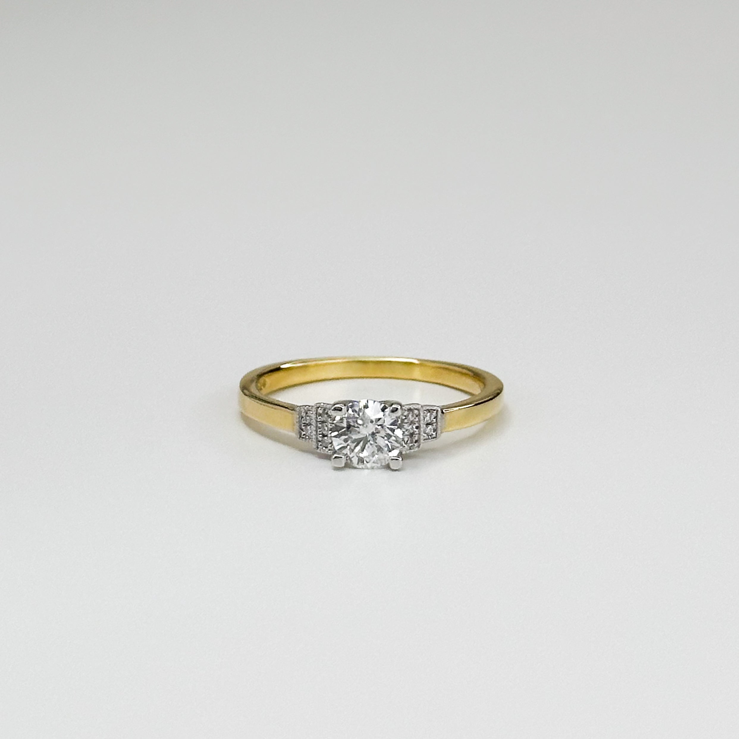 0.51ct Diamond Engagement Ring in Yellow Gold