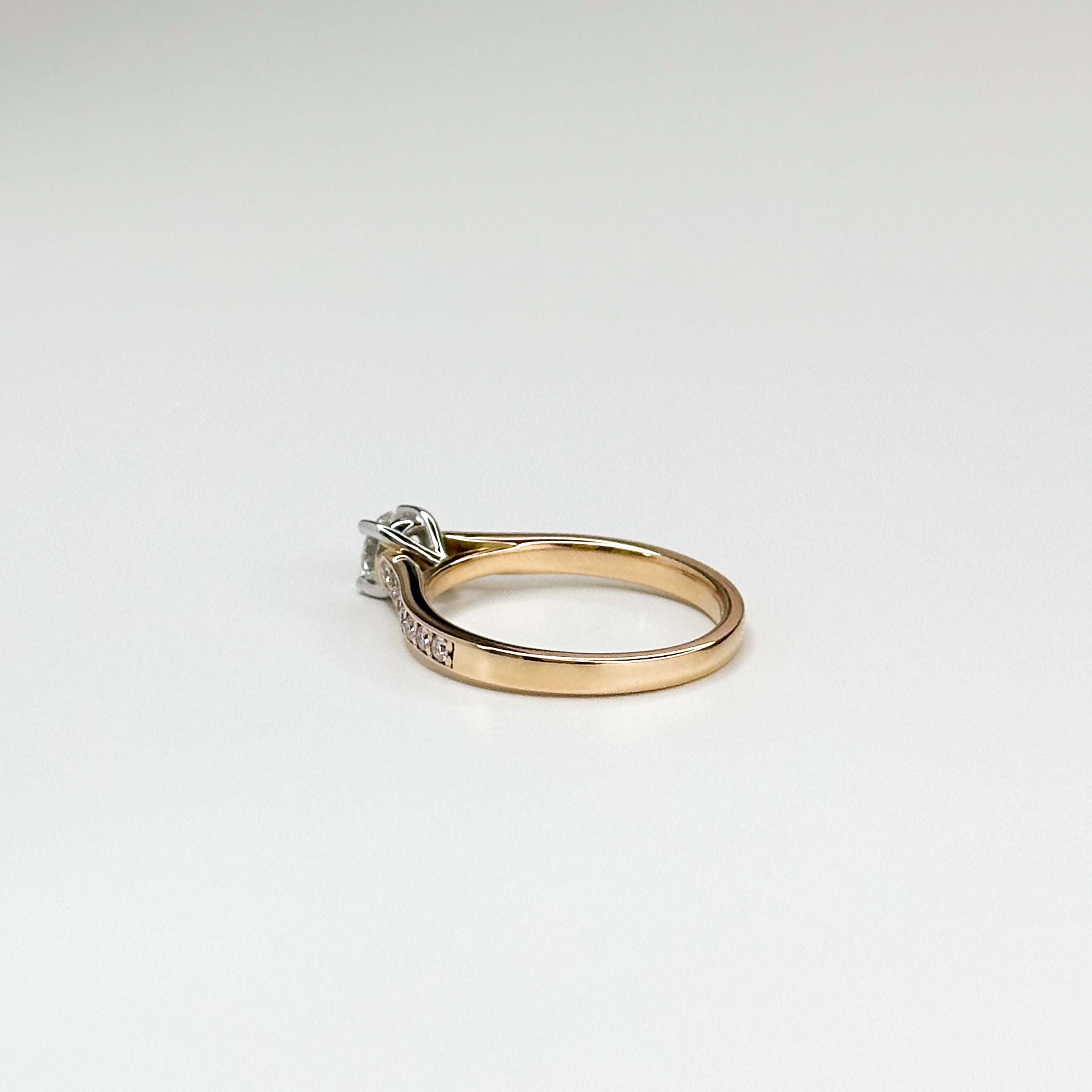 0.40ct GIA Diamond Engagement Ring in Rose Gold