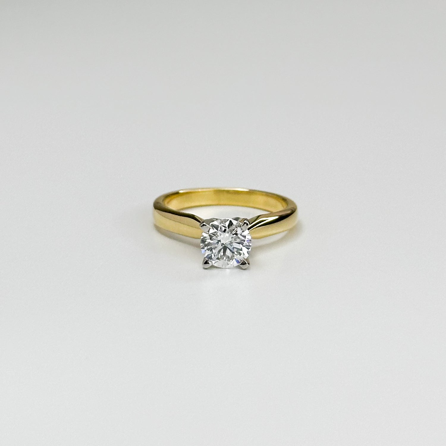 1.00ct Diamond Engagement Ring in Yellow Gold
