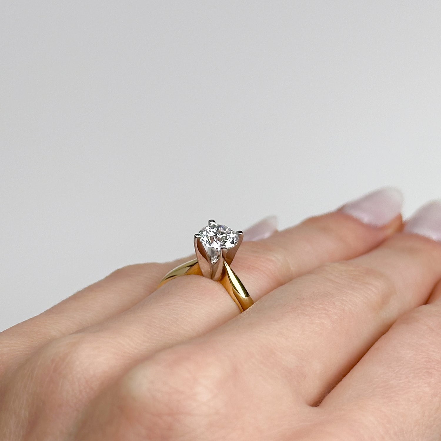 1.00ct Diamond Engagement Ring in Yellow Gold