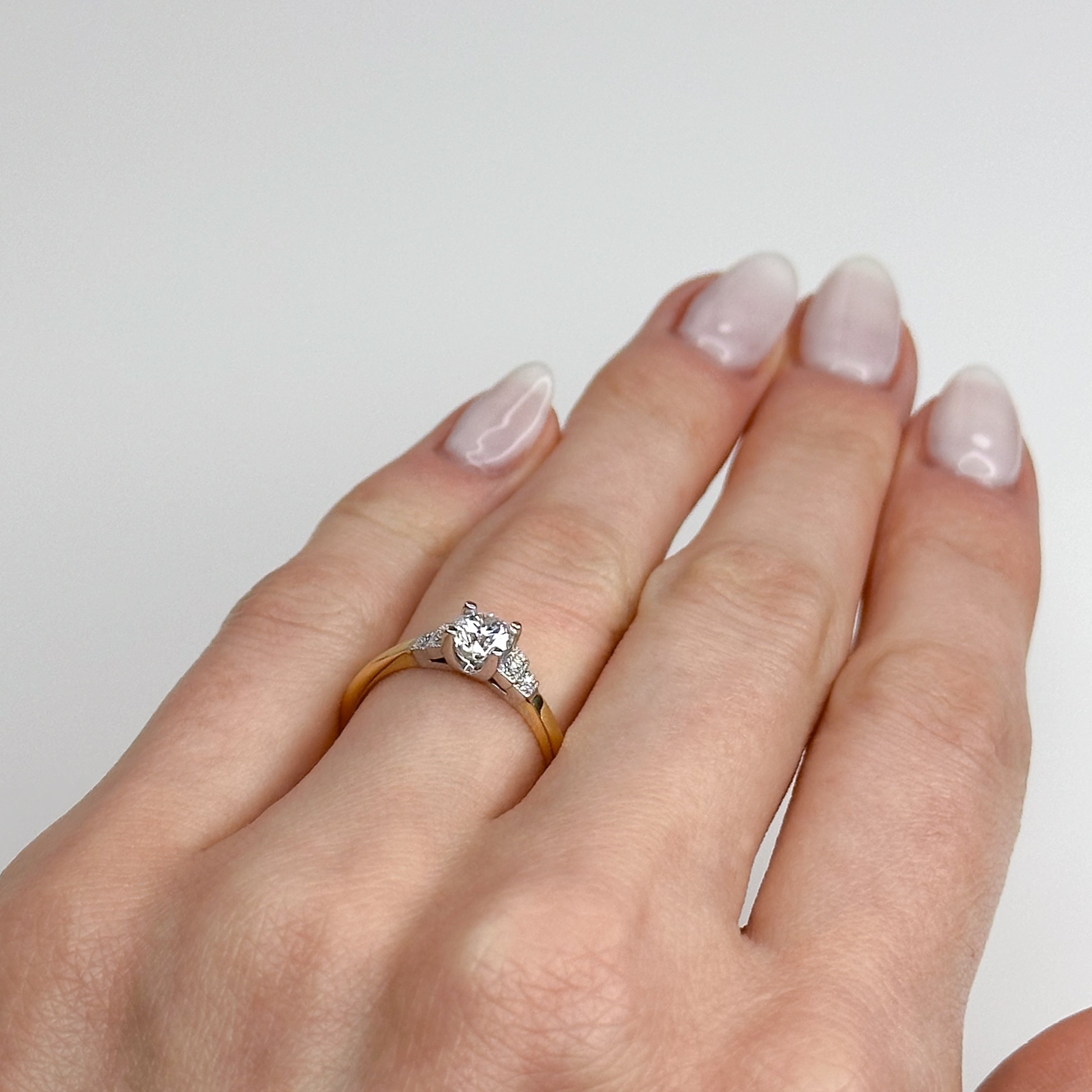 0.51ct Diamond Engagement Ring in Yellow Gold