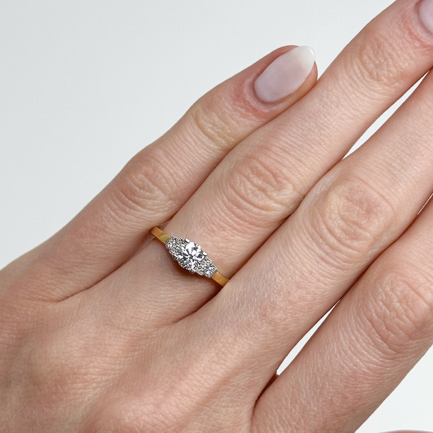 0.51ct Diamond Engagement Ring in Yellow Gold