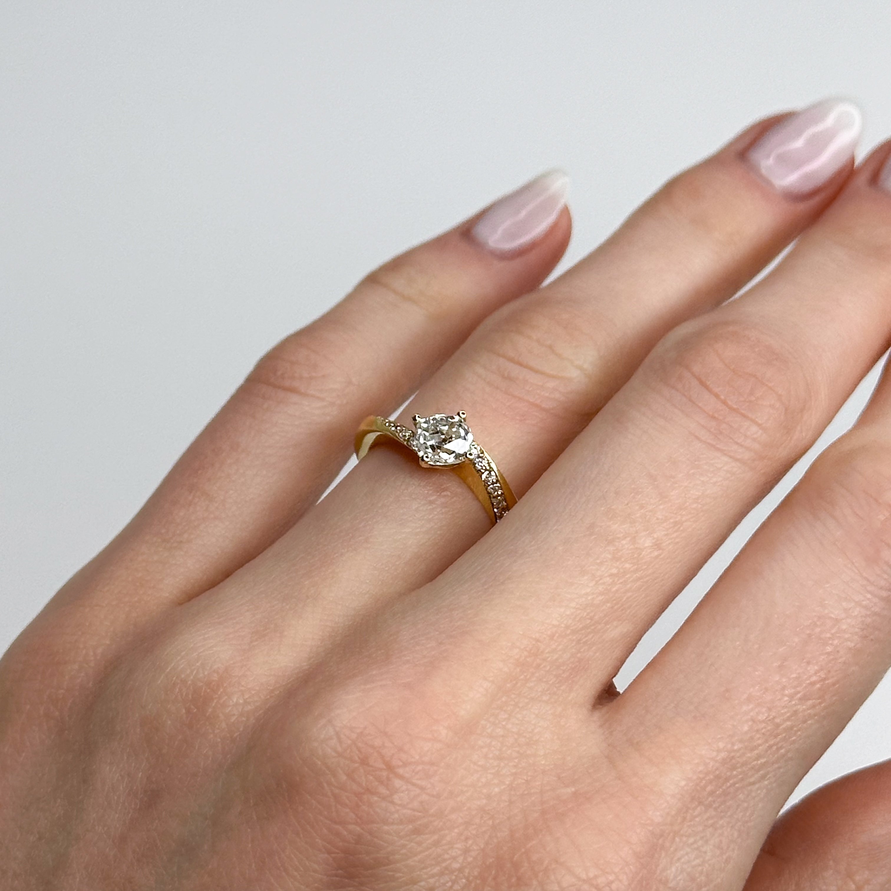 0.86ct Diamond Ring in Yellow Gold
