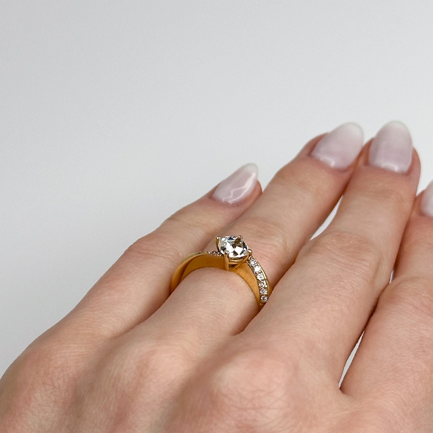 0.86ct Diamond Ring in Yellow Gold