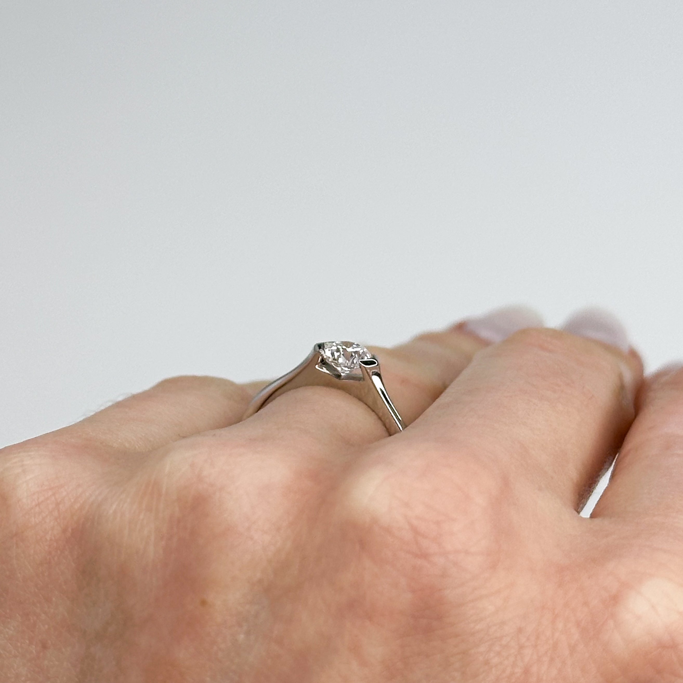 0.50ct GIA Diamond Engagement Ring in Platinum