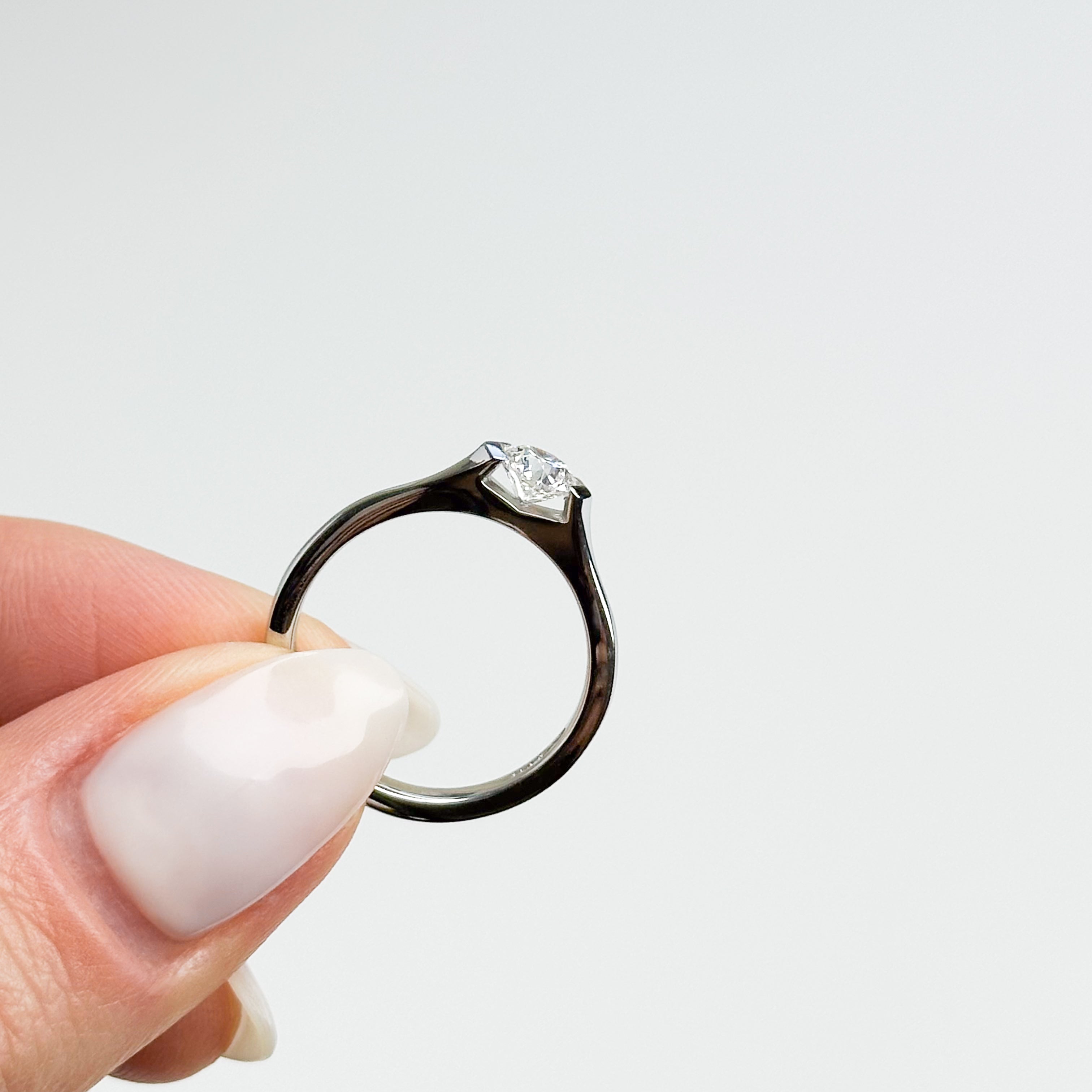 0.50ct GIA Diamond Engagement Ring in Platinum