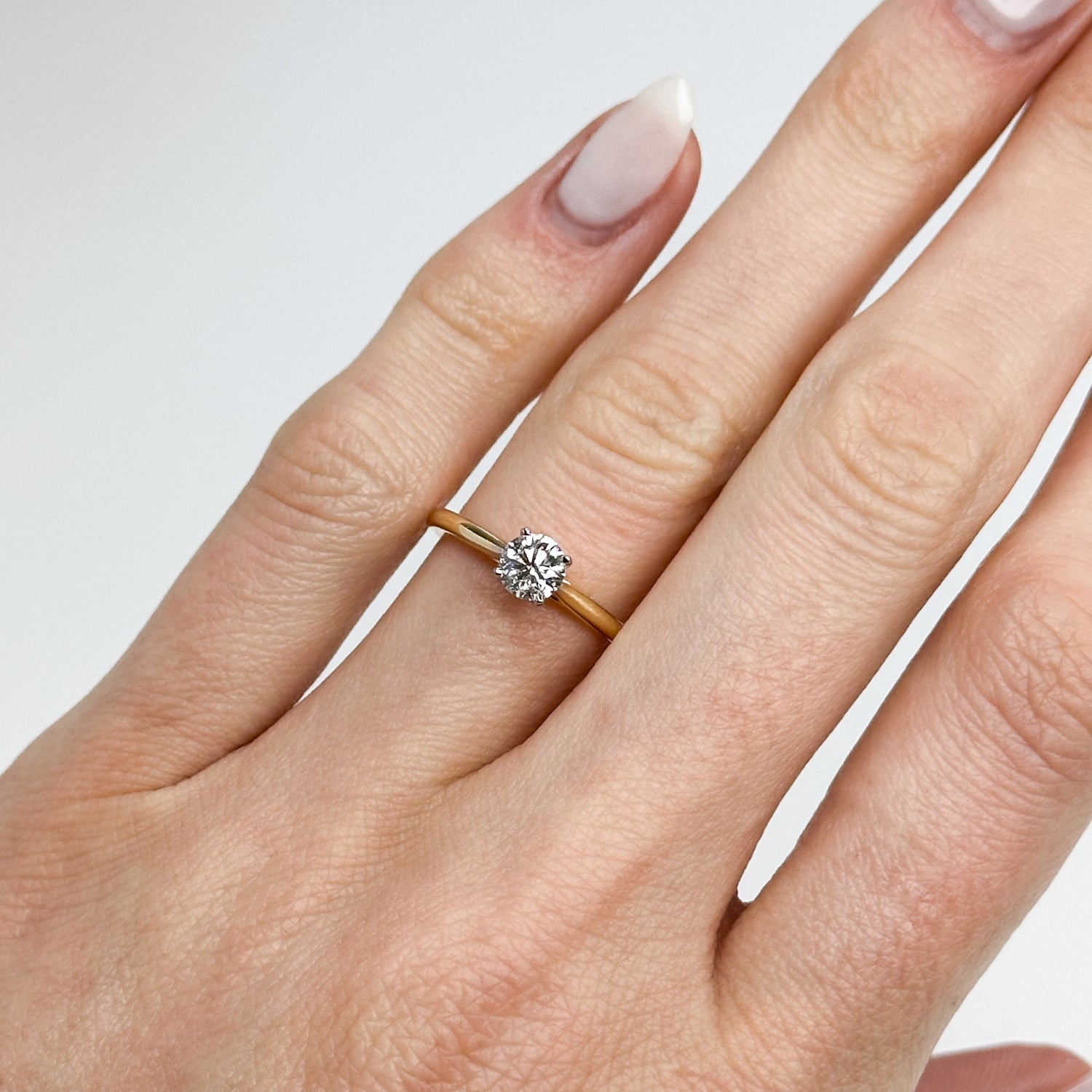 0.50ct GIA Diamond Ring in Yellow Gold