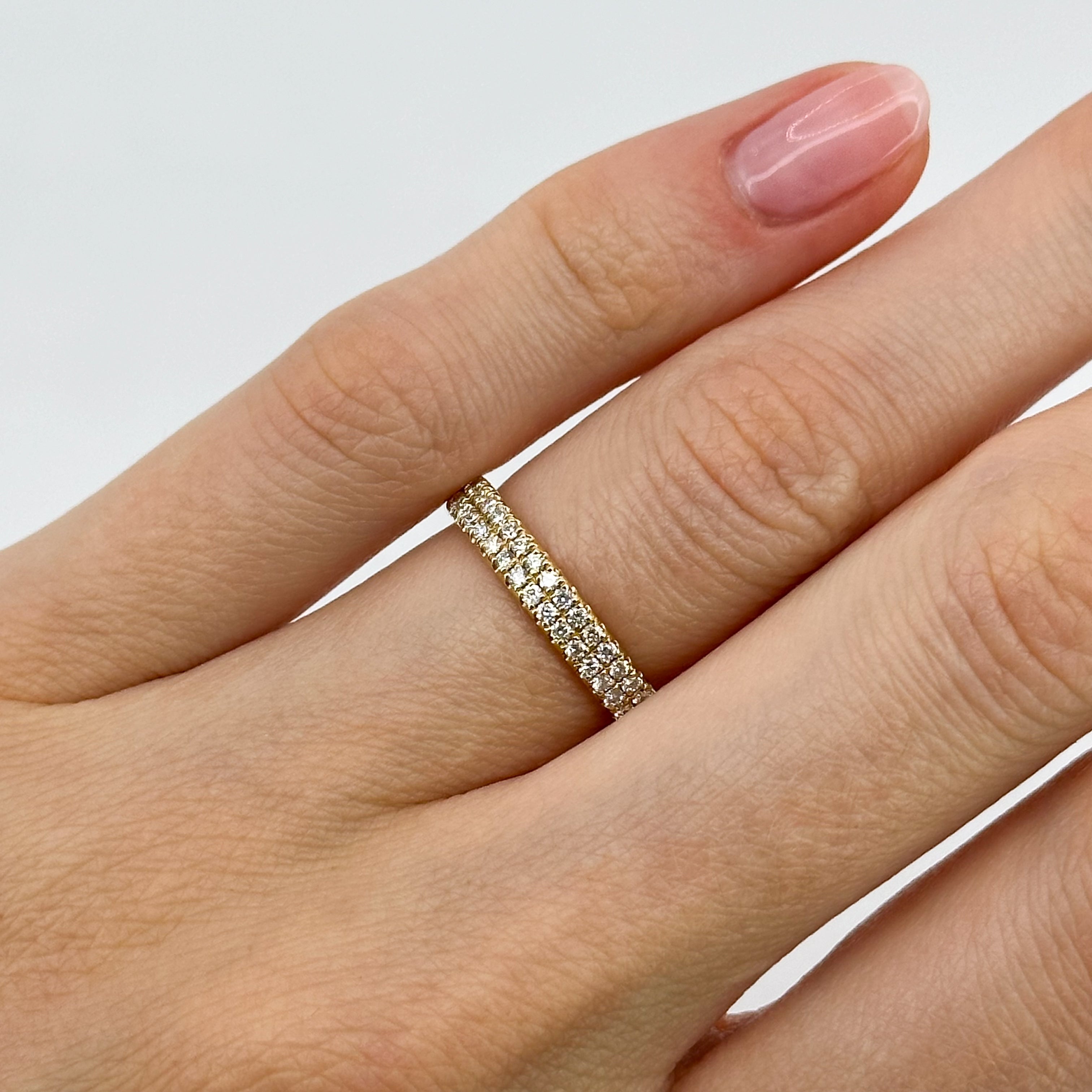Half Turn Eternity Ring