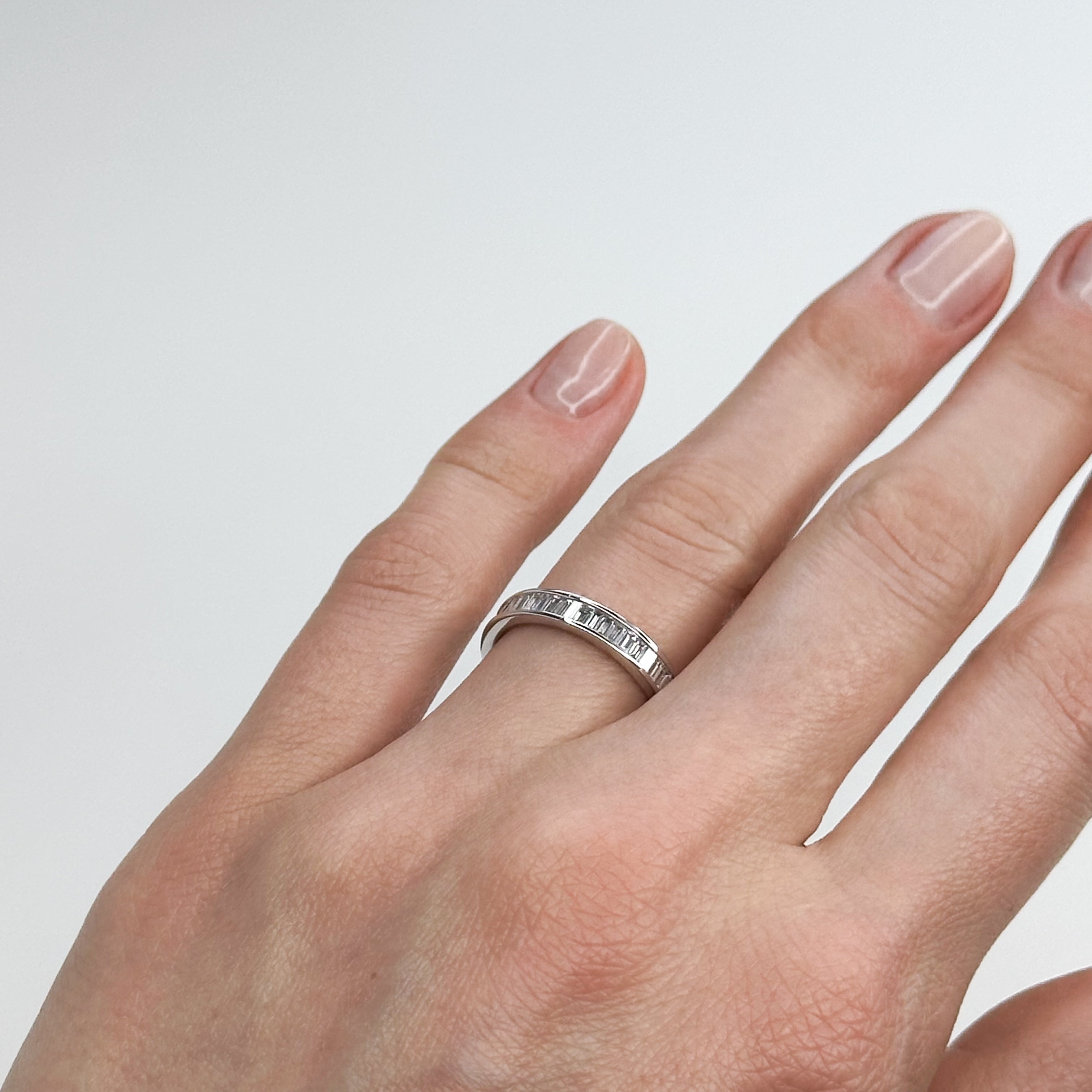 0.65ct Baguette Cut Diamond Eternity Ring