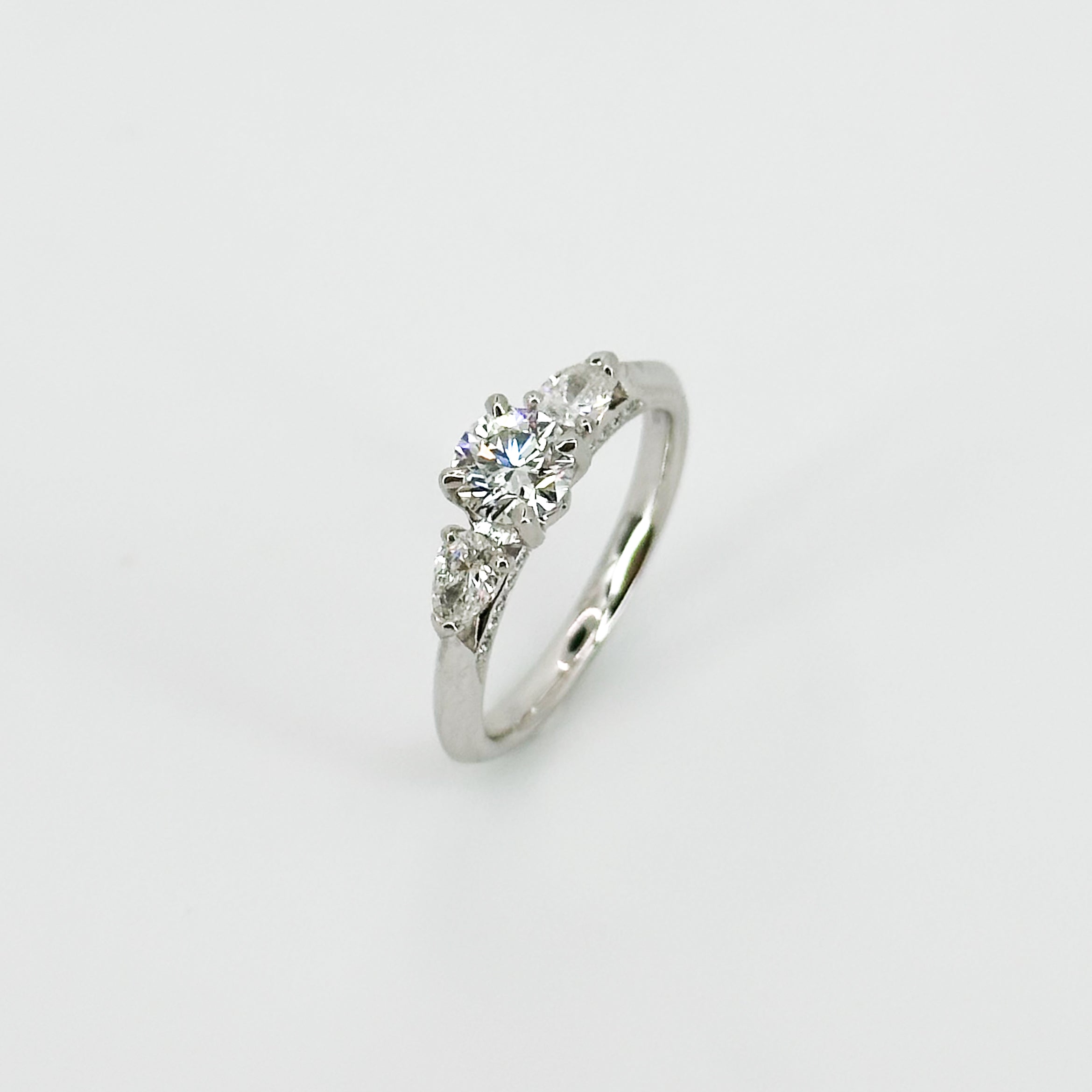 Diamond Trilogy Engagement Ring