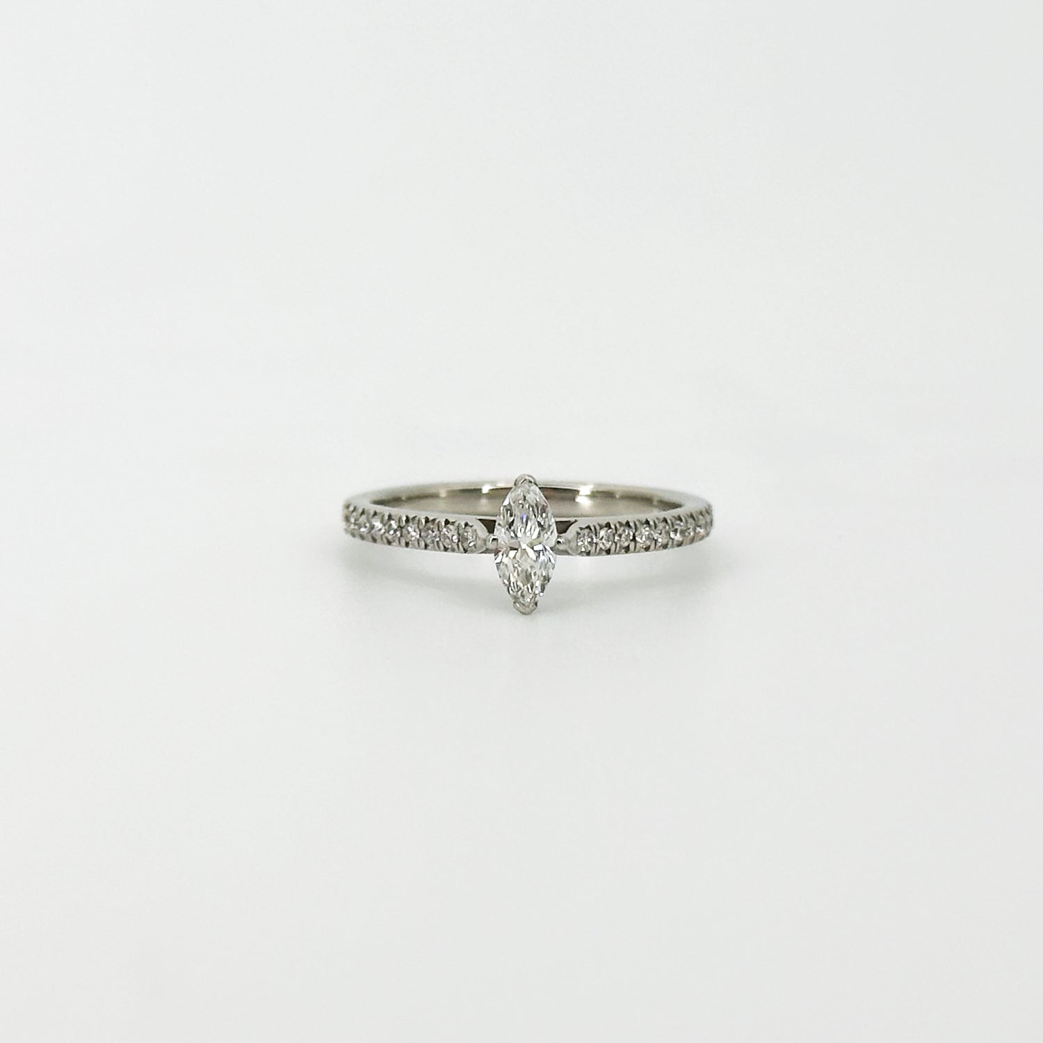 0.30ct IGI Certified Marquise Cut Diamond Ring