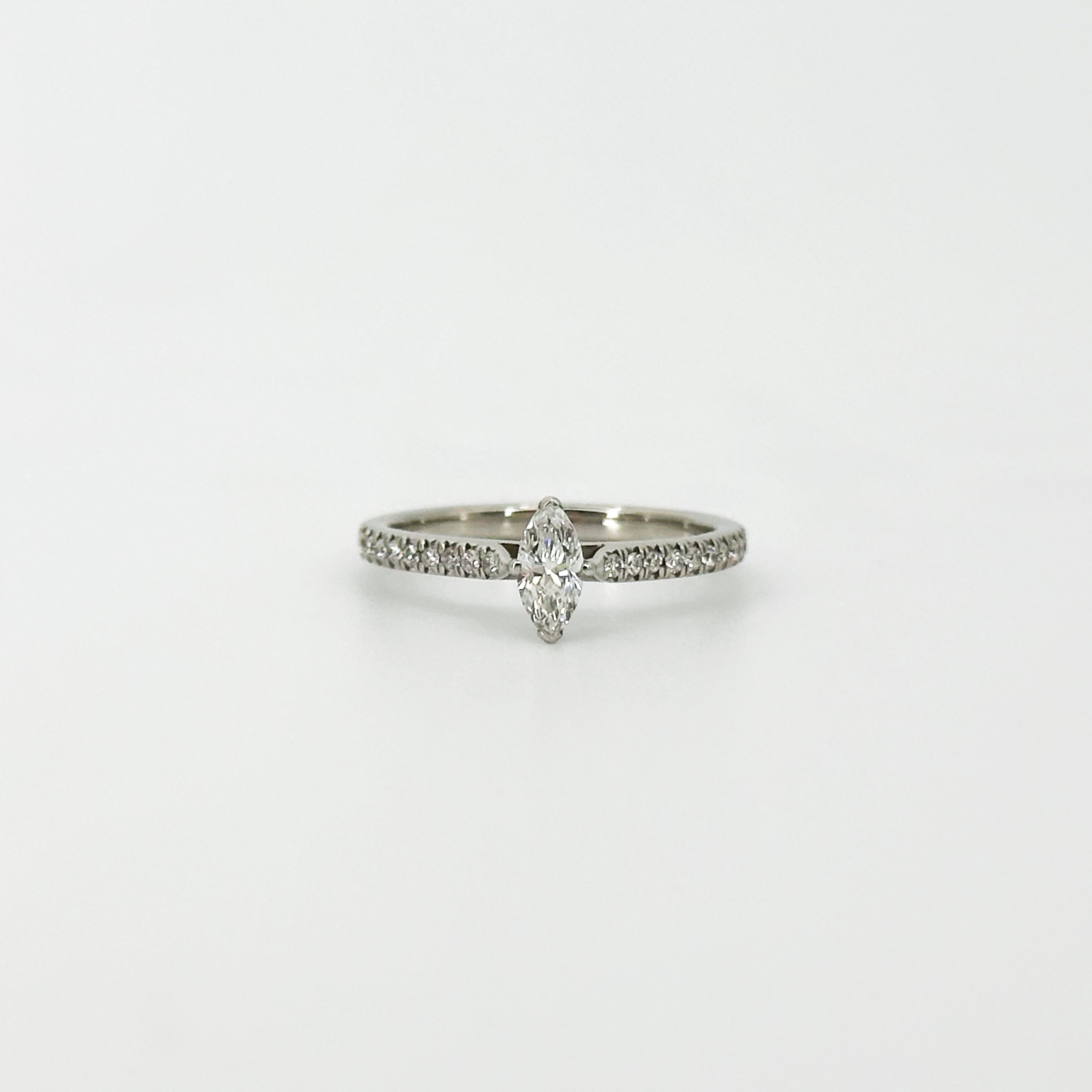 0.30ct IGI Certified Marquise Cut Diamond Ring