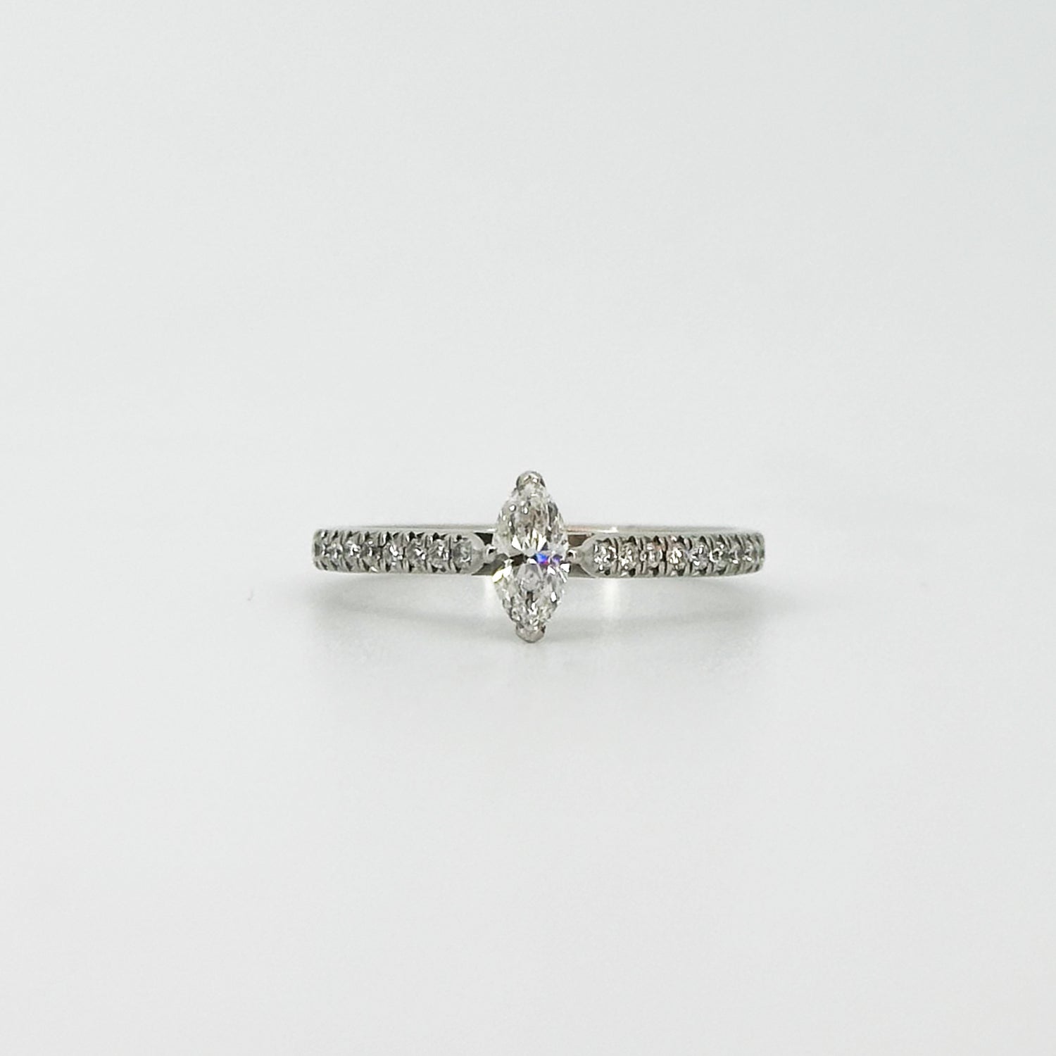 0.30ct IGI Certified Marquise Cut Diamond Ring