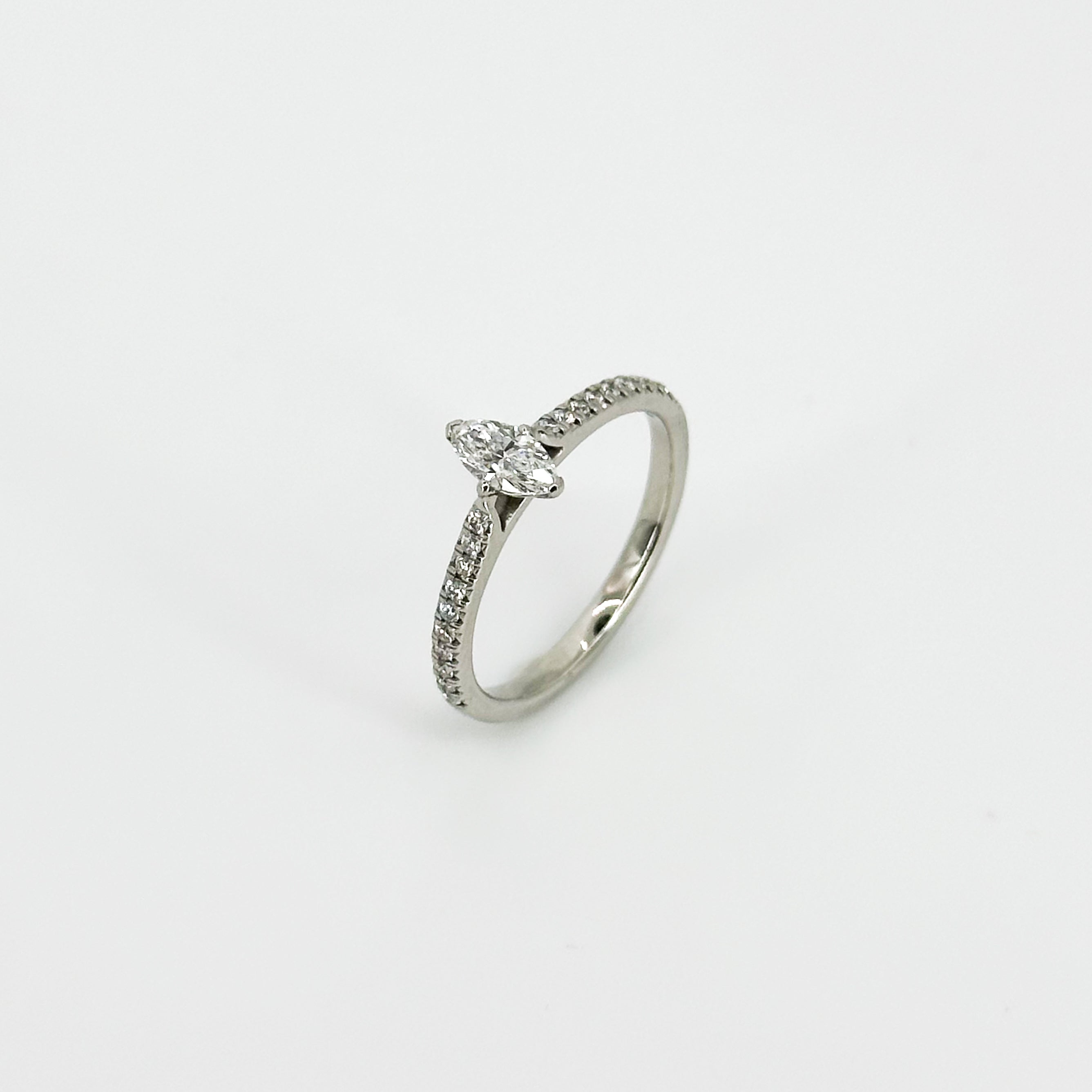 0.30ct IGI Certified Marquise Cut Diamond Ring