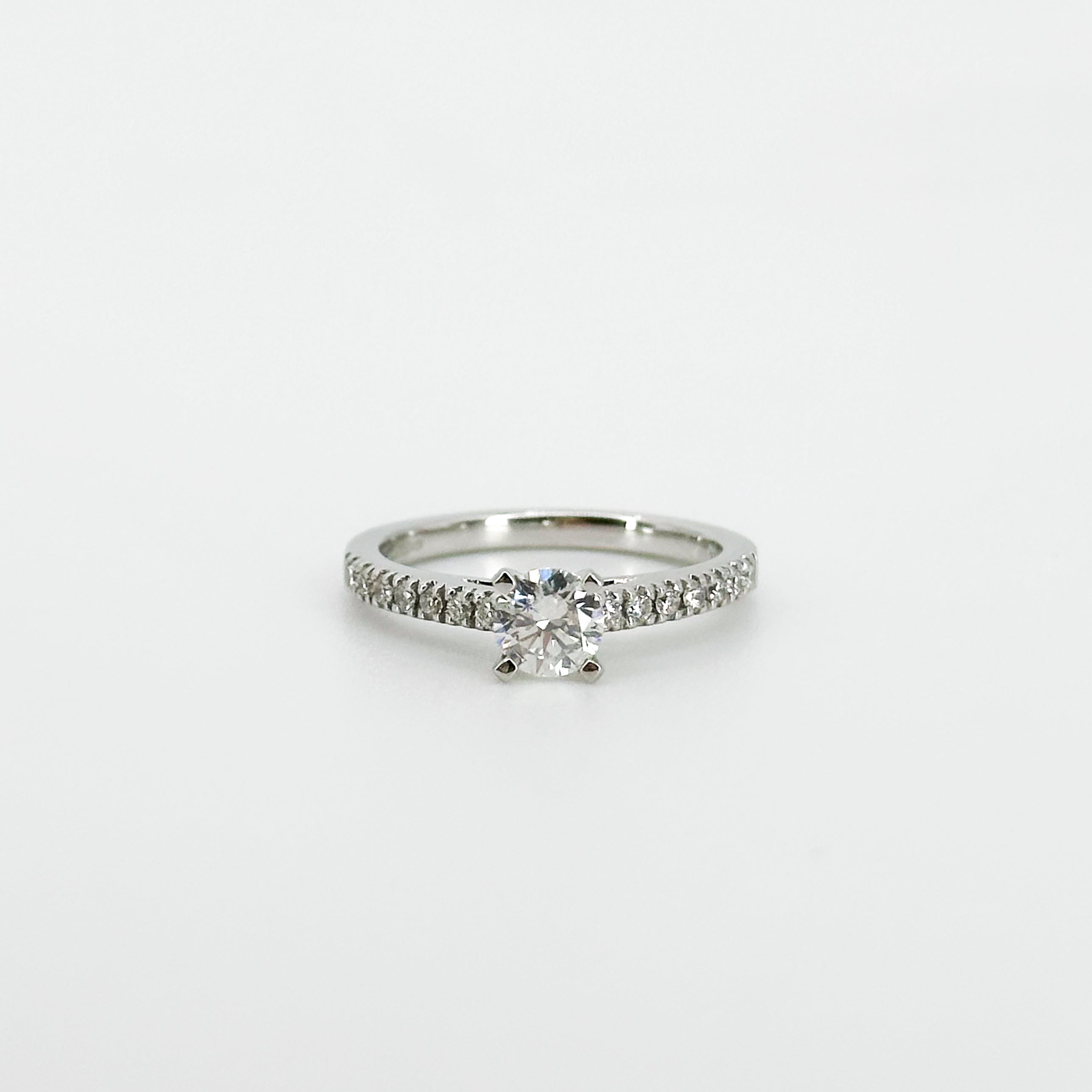 0.51ct Diamond Engagement Ring in Platinum