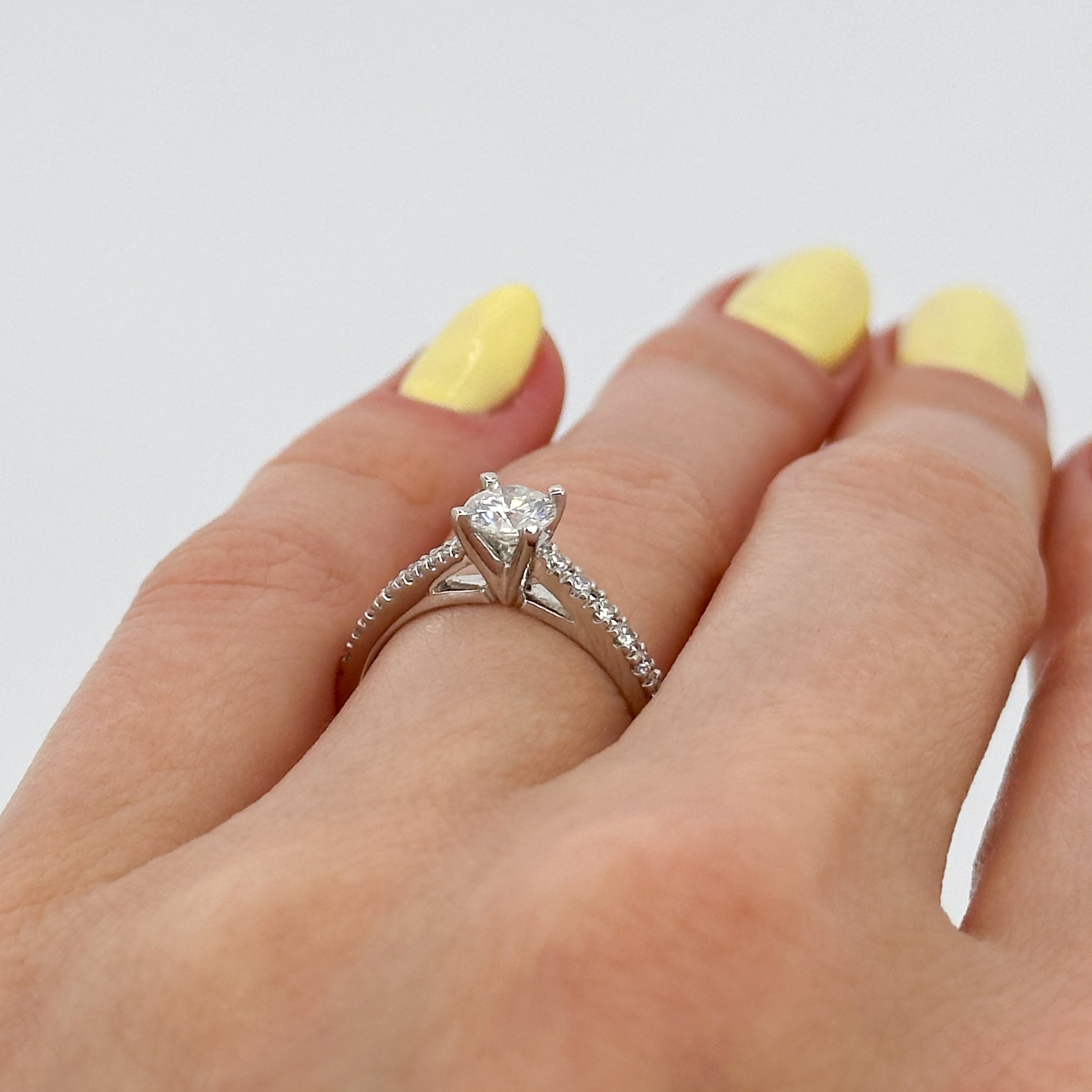 0.51ct Diamond Engagement Ring in Platinum