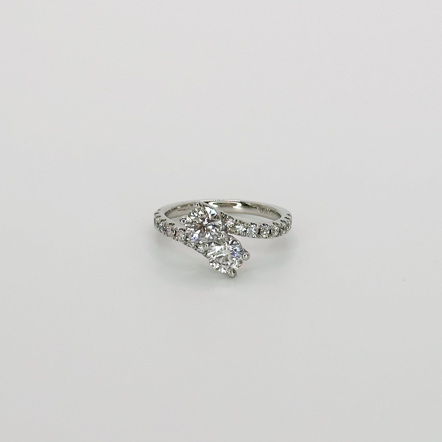Two stone diamond ring