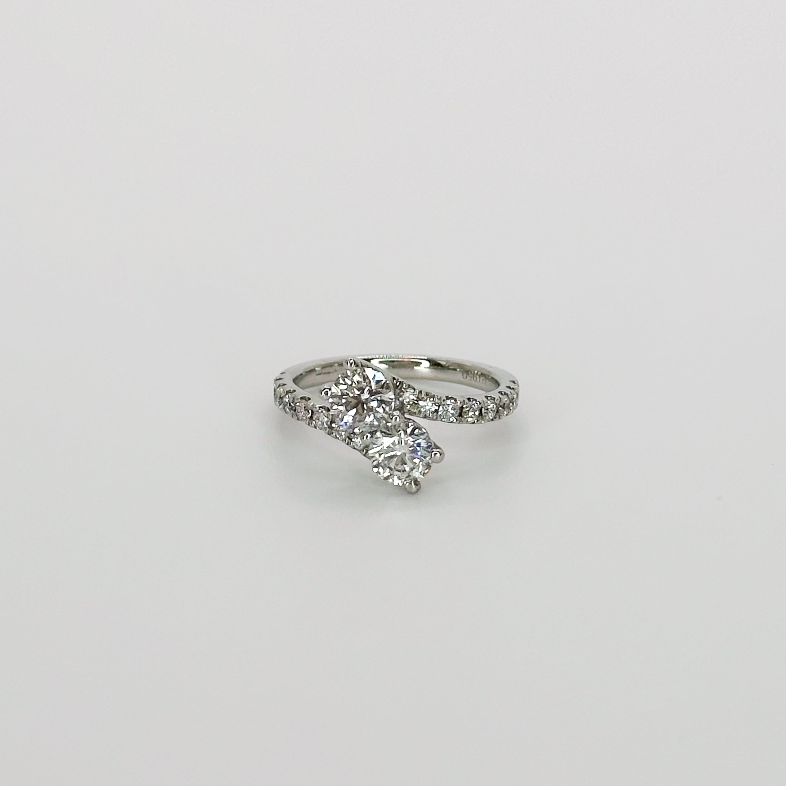 Two stone diamond ring