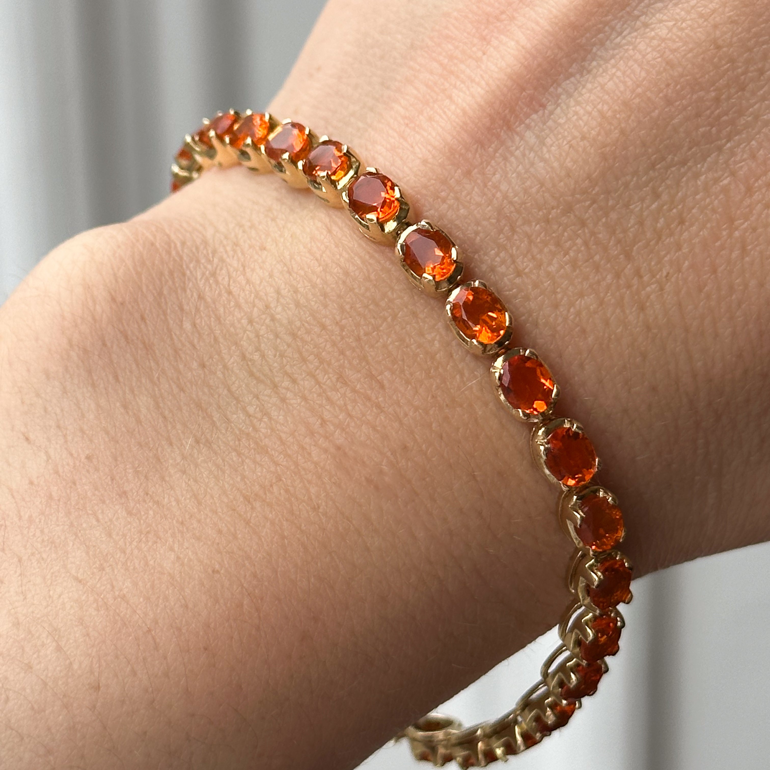Fire Opal Bracelet