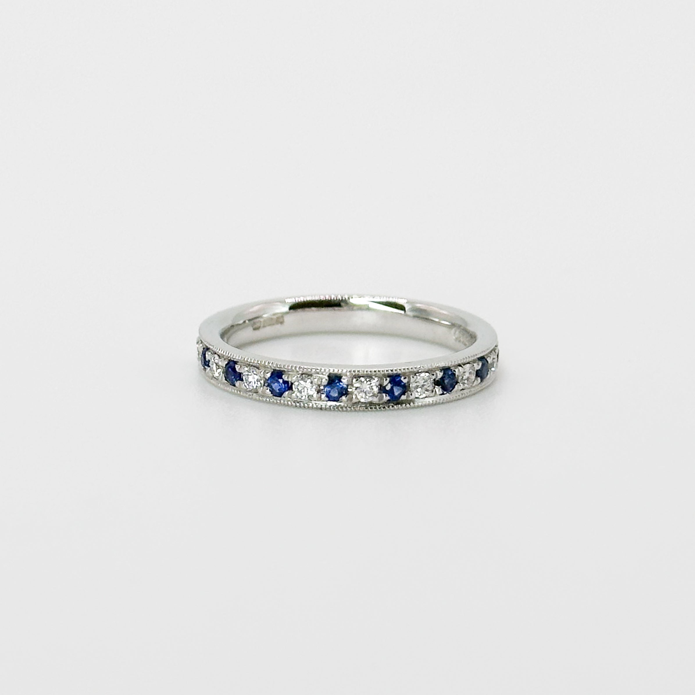 Diamond and Sapphire Eternity Ring
