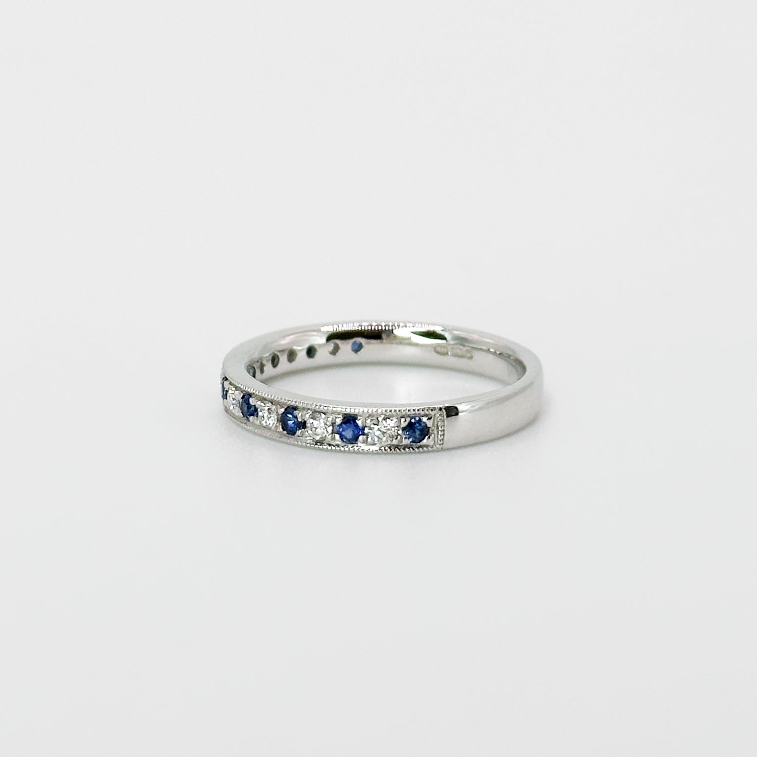 Diamond and Sapphire Eternity Ring
